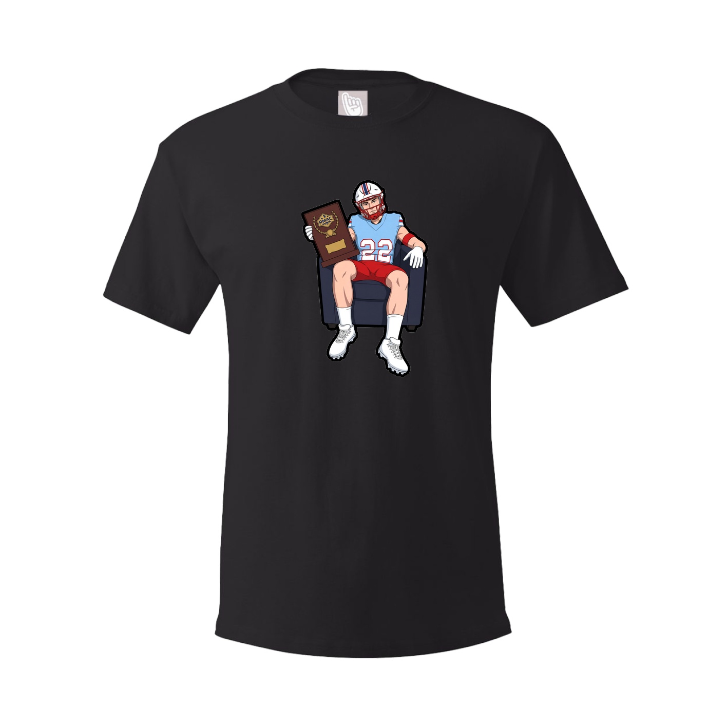 Tee — Name Vertical in Black