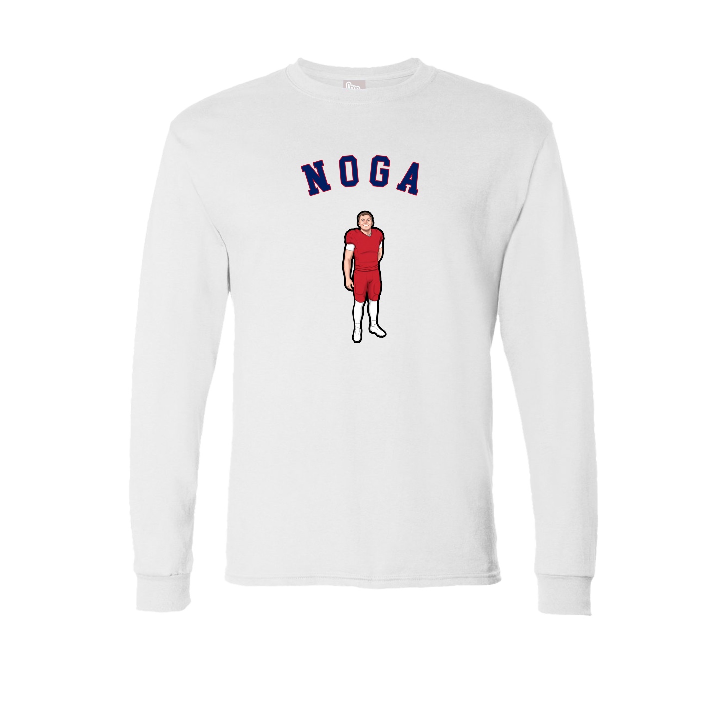 Long Sleeve Tee — Shirsey Arch in White