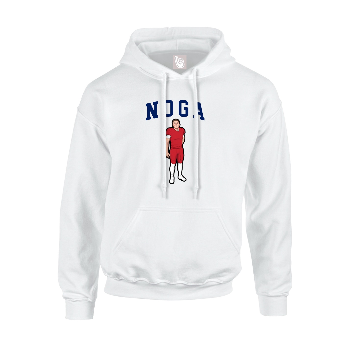 Hoodie — Shirsey in White