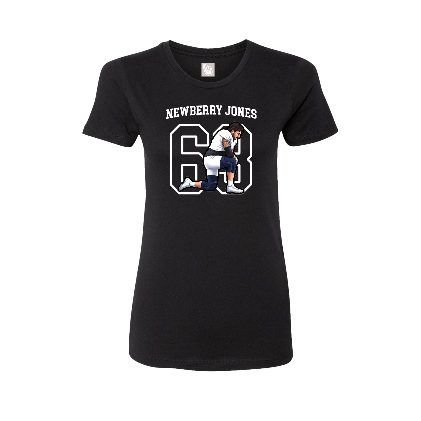Fitted Women's Tee — Shirsey in Black