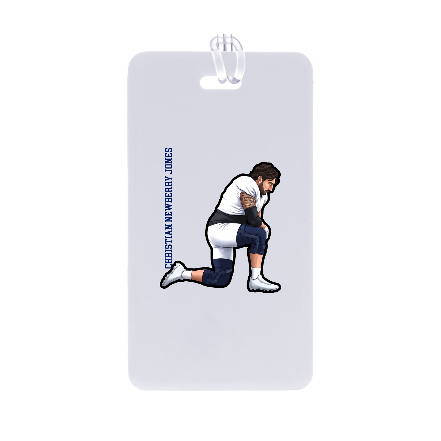 Bag Tag — Name Vertical in Classic