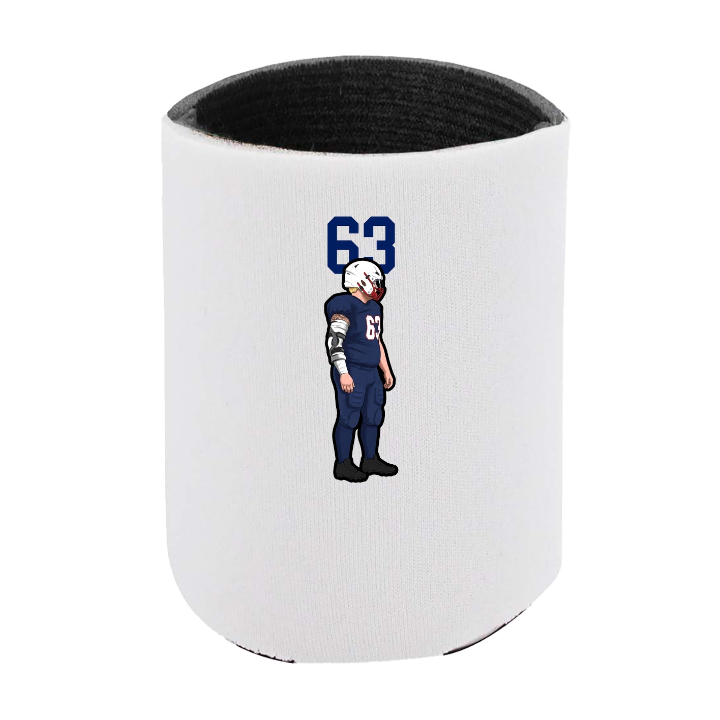 Can Holder — Number Top in White