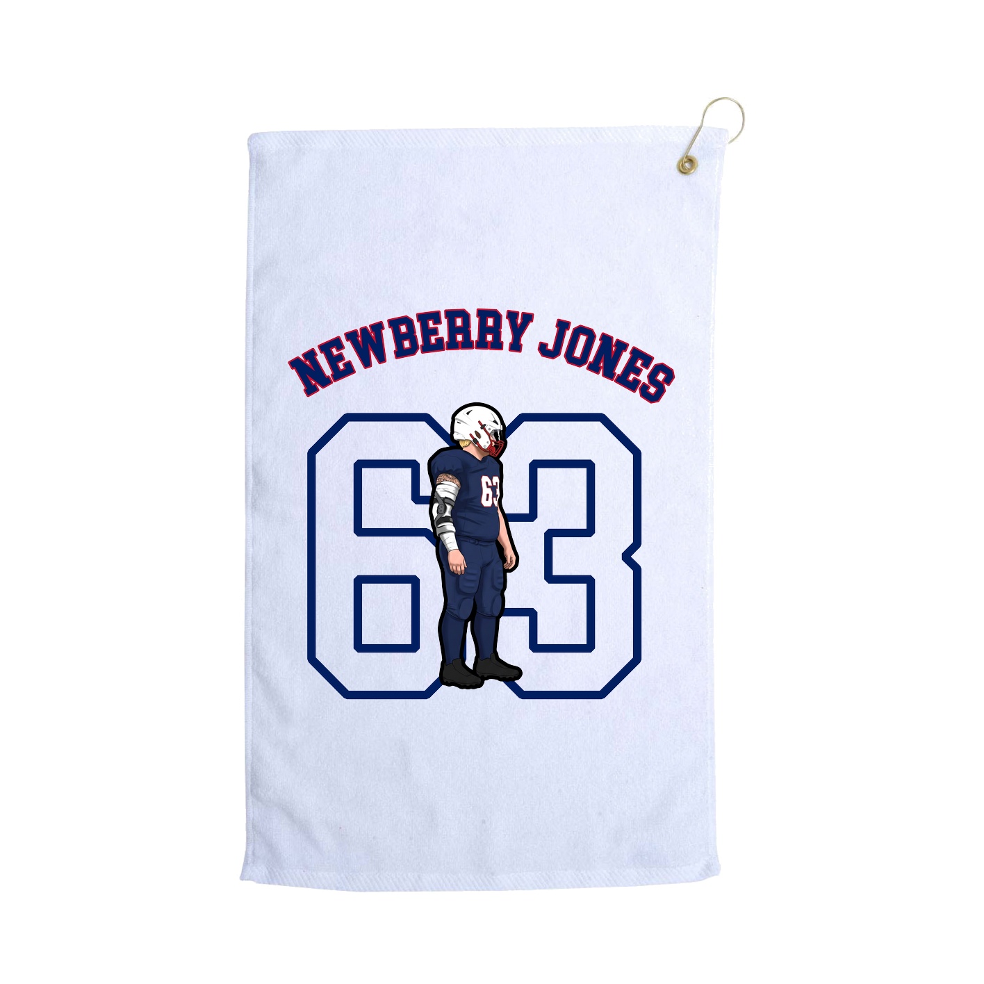 Golf Towel — Shirsey Arch in White