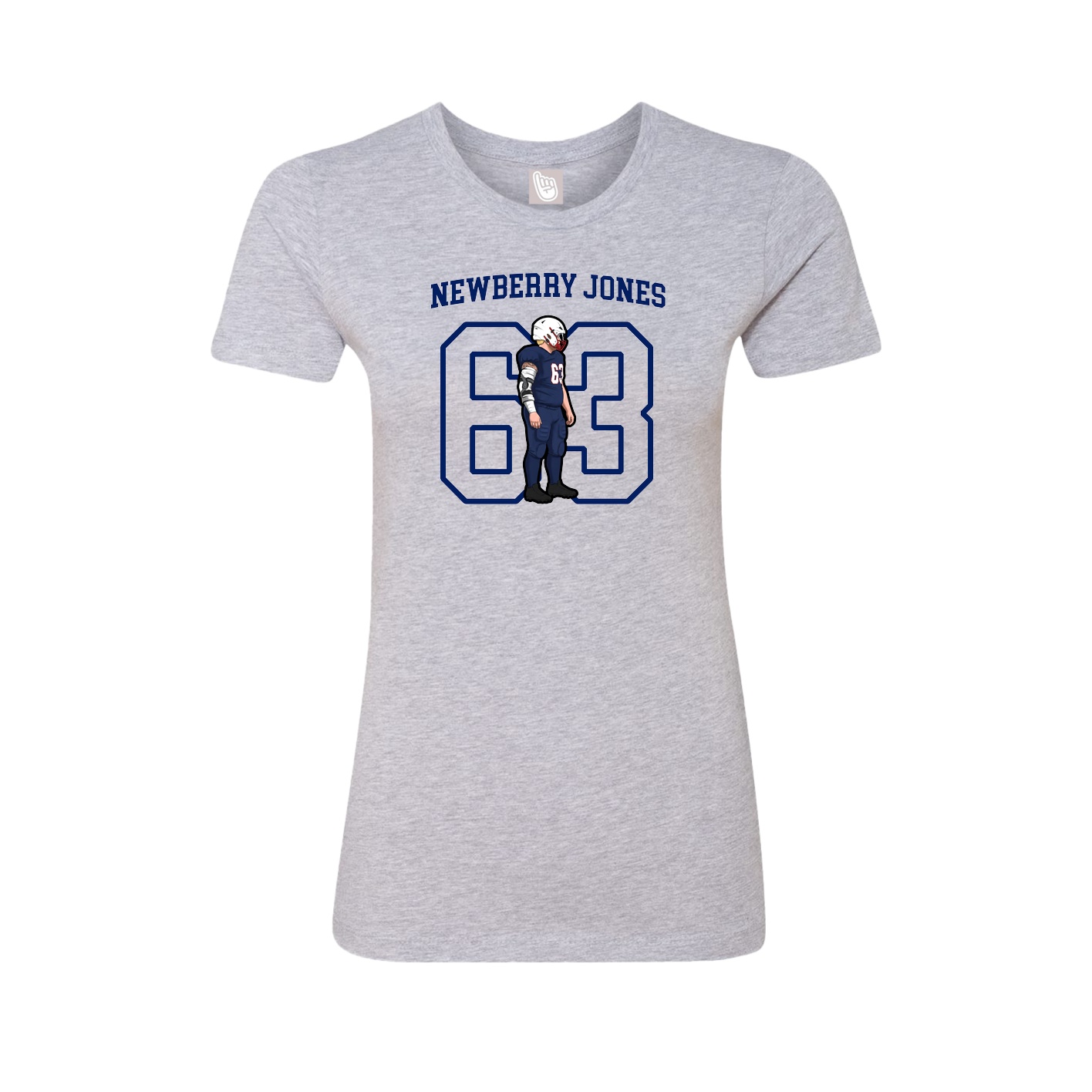 Fitted Women's Tee — Shirsey in Grey