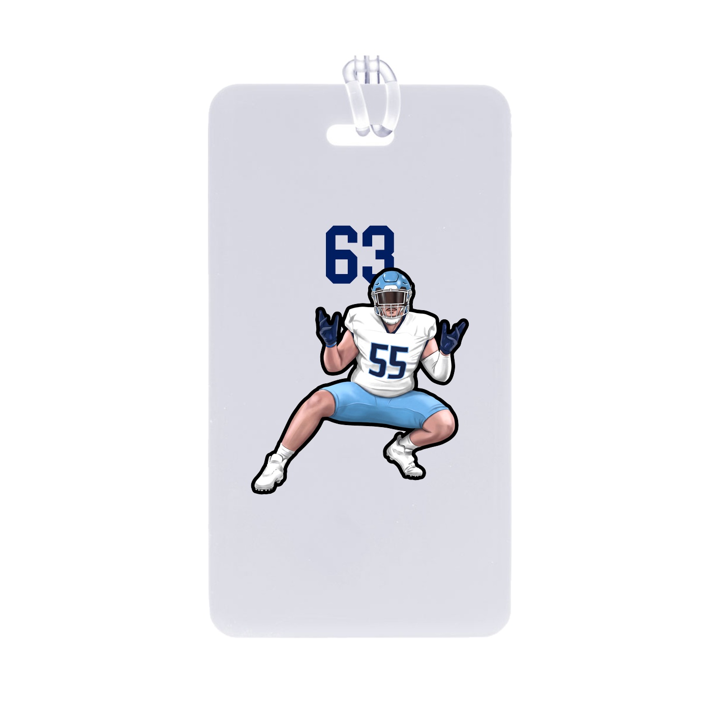 Bag Tag — Number Top in Classic