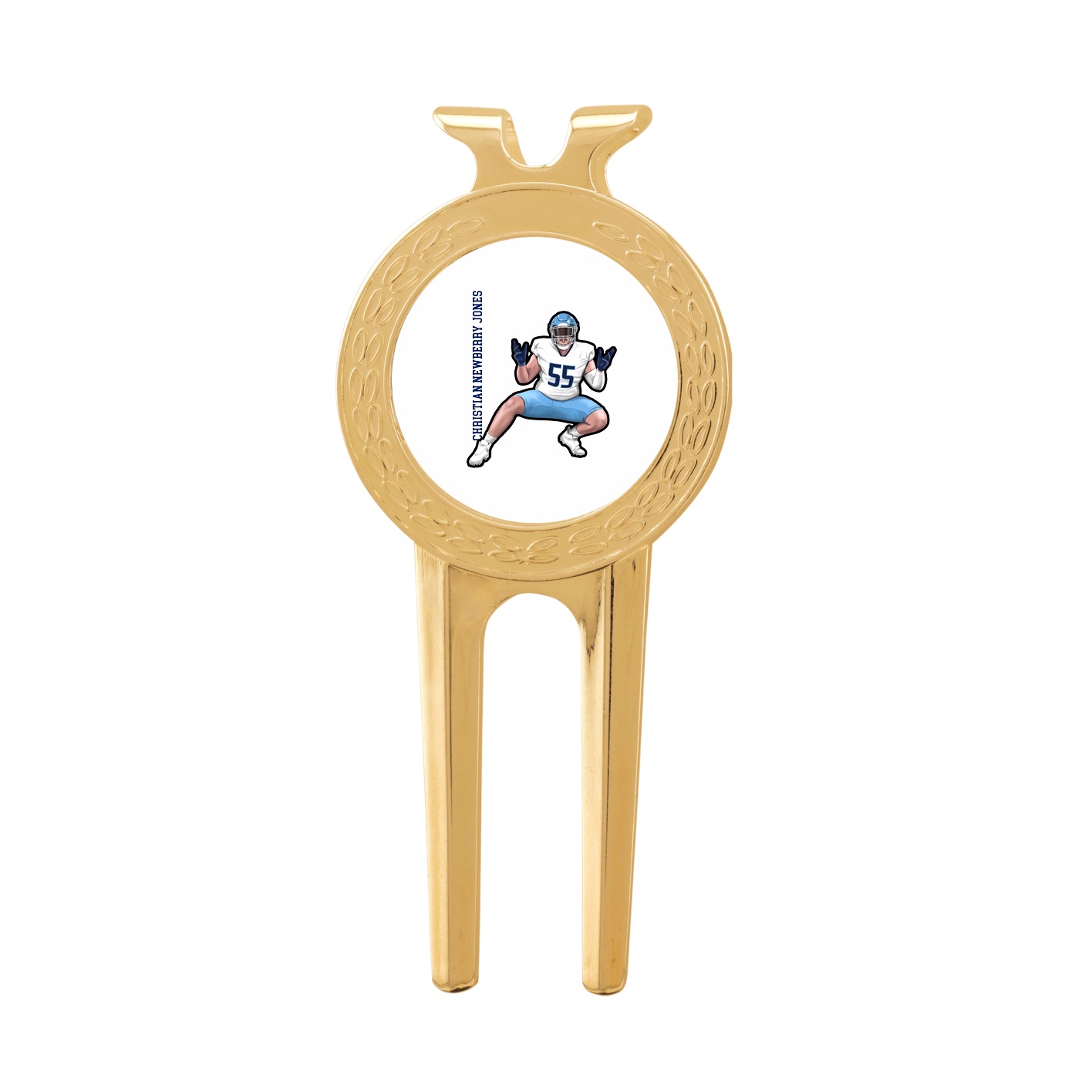 Divot Tool with Ball Marker — Name Vertical in Classic