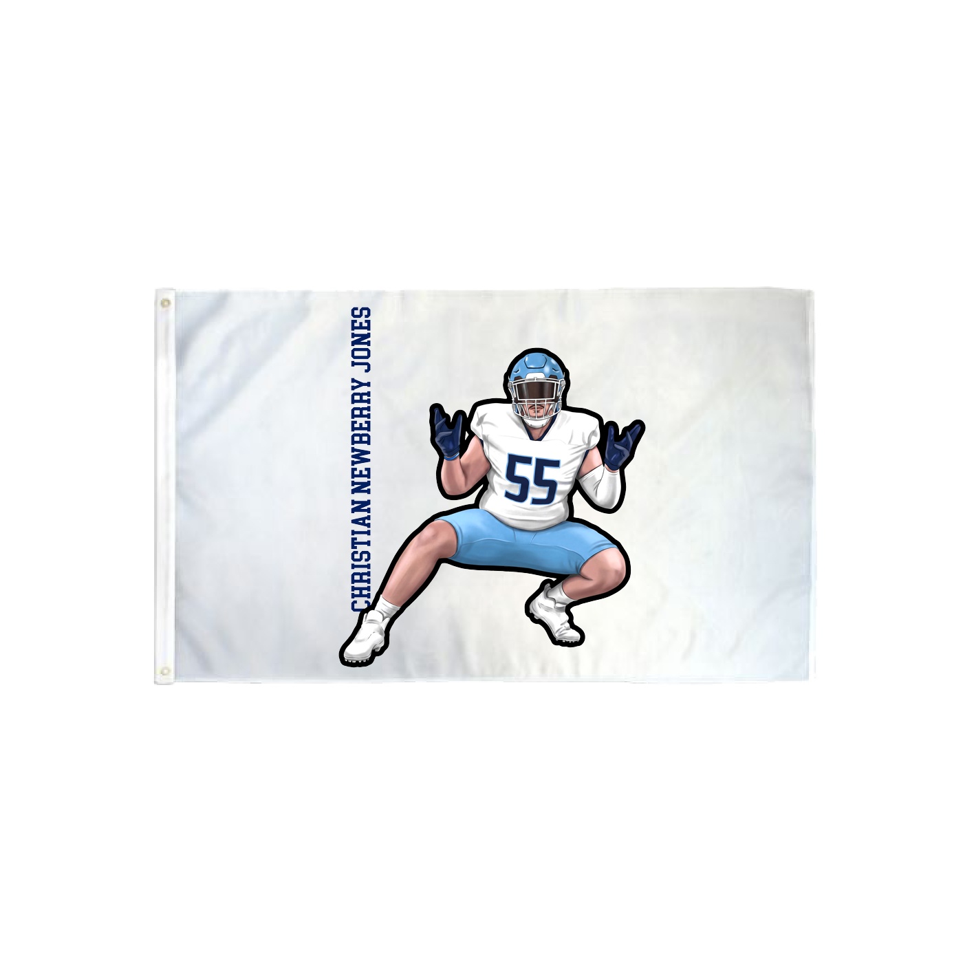 3x5 Flag — Name Vertical in Classic