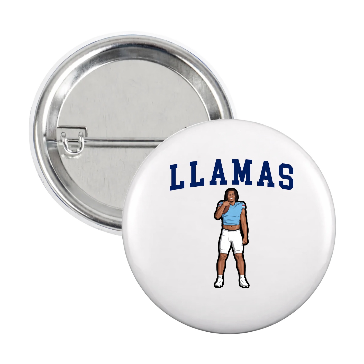 Game Day Button — Shirsey in White
