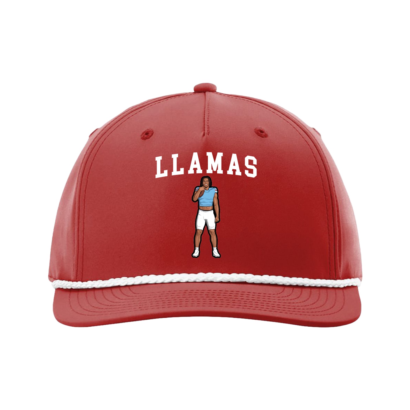 Five-Panel Classic Rope Cap — Shirsey in Red