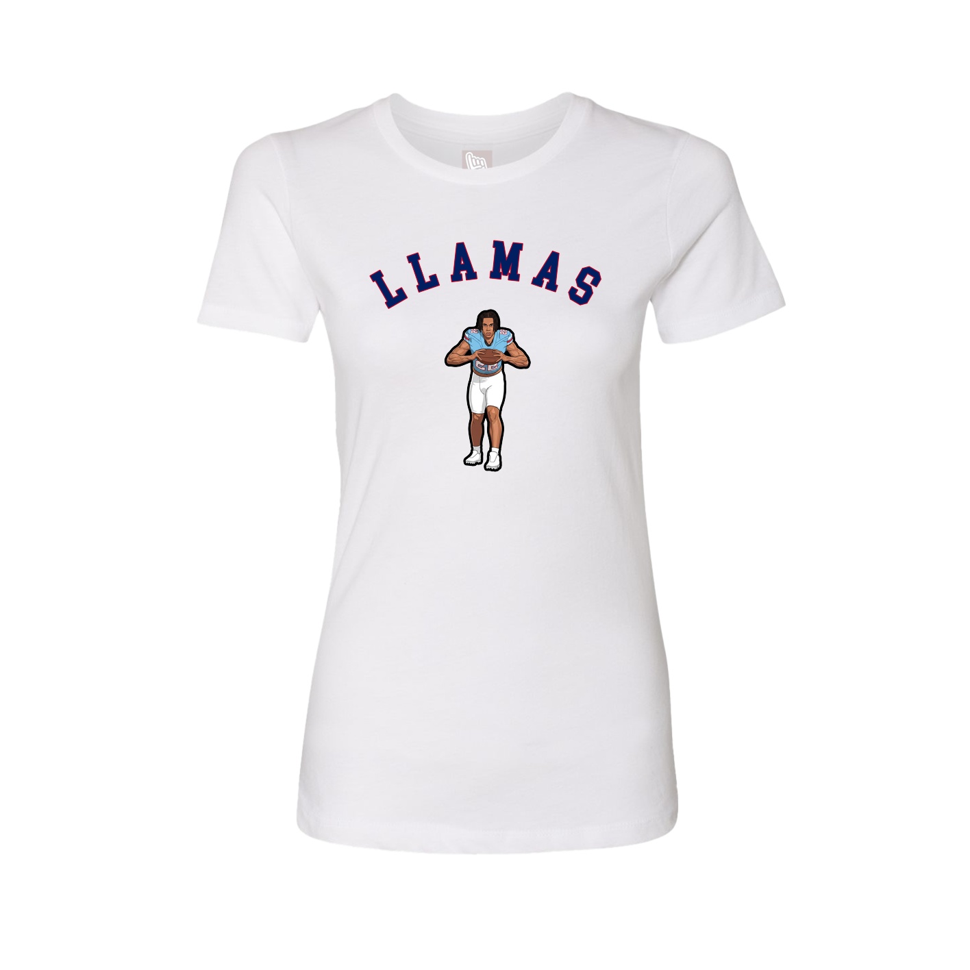 Fitted Women's Tee — Shirsey Arch in White