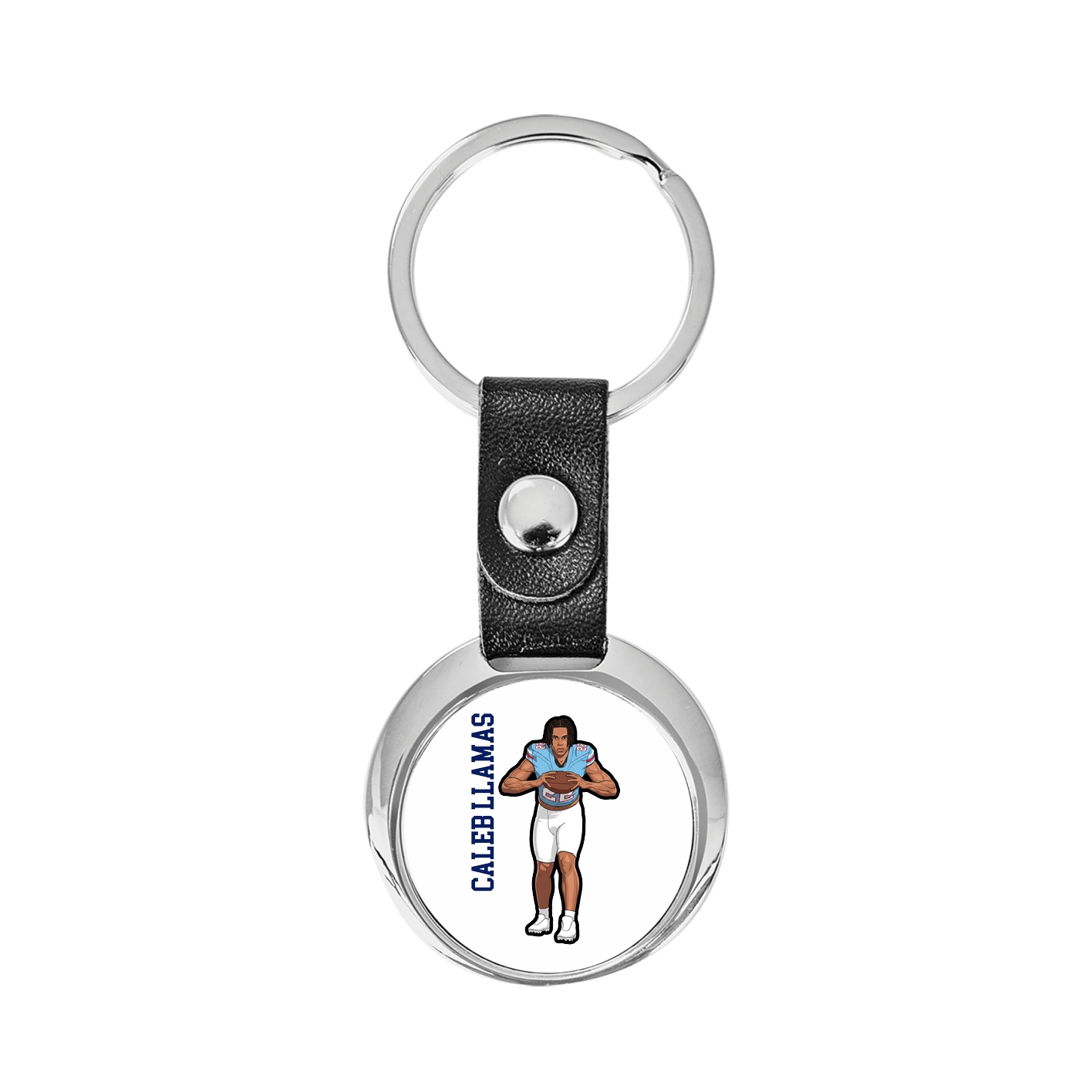 Key Chain — Name Vertical in Classic