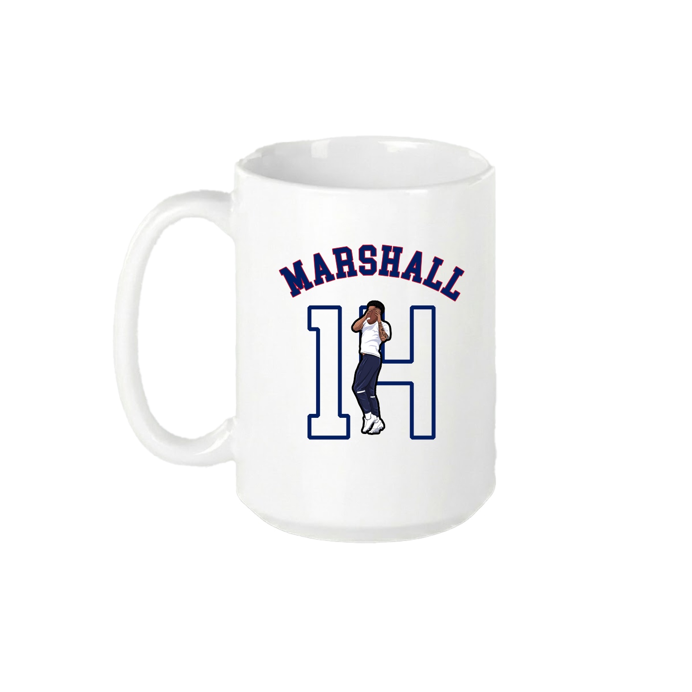 15oz Coffee Mug — Shirsey Arch in White