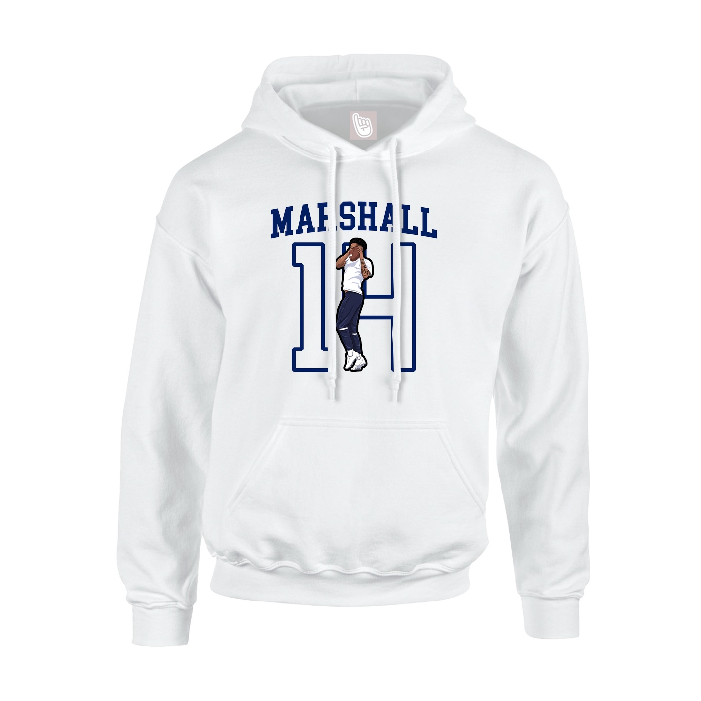 Hoodie — Shirsey in White