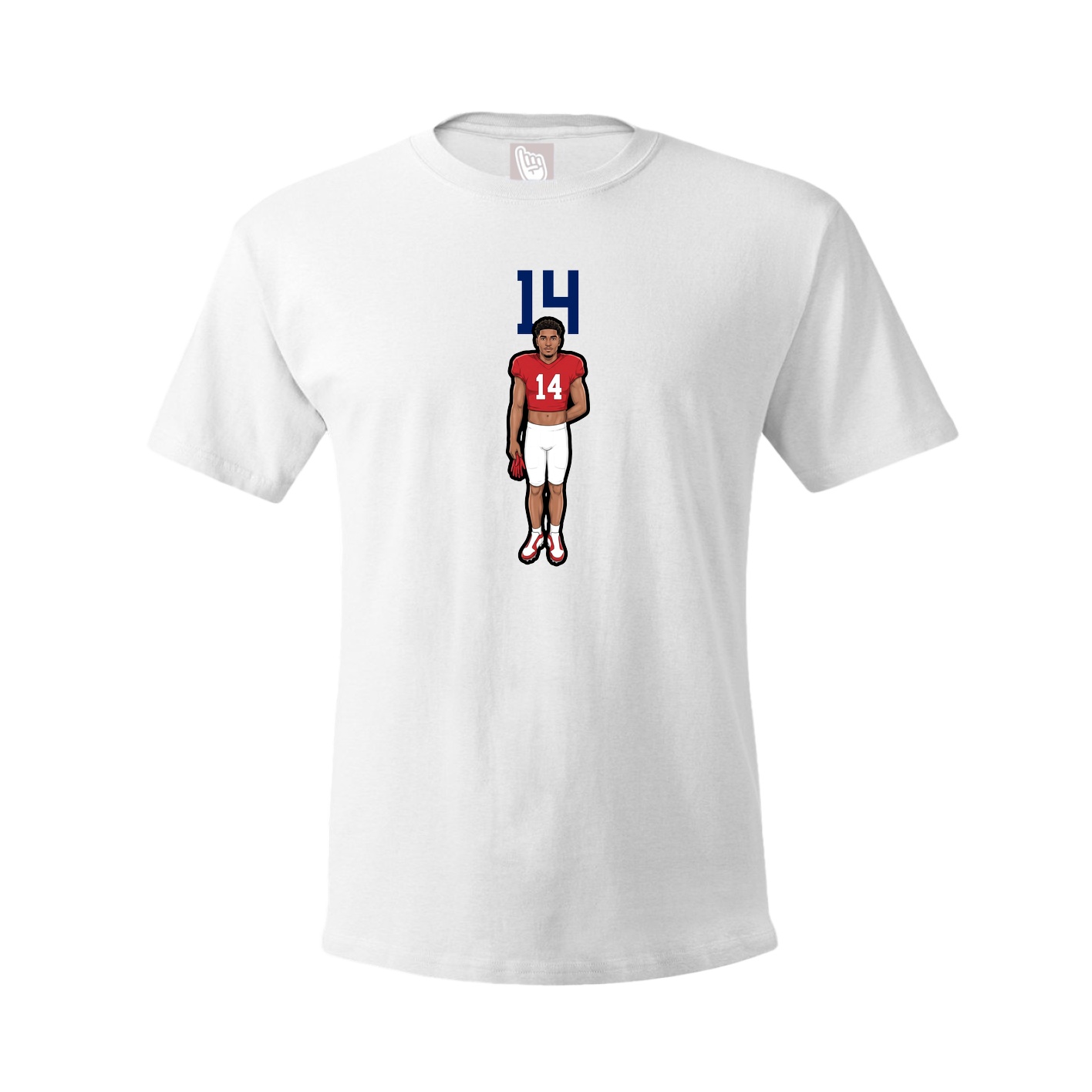 Tee — Number Top in White