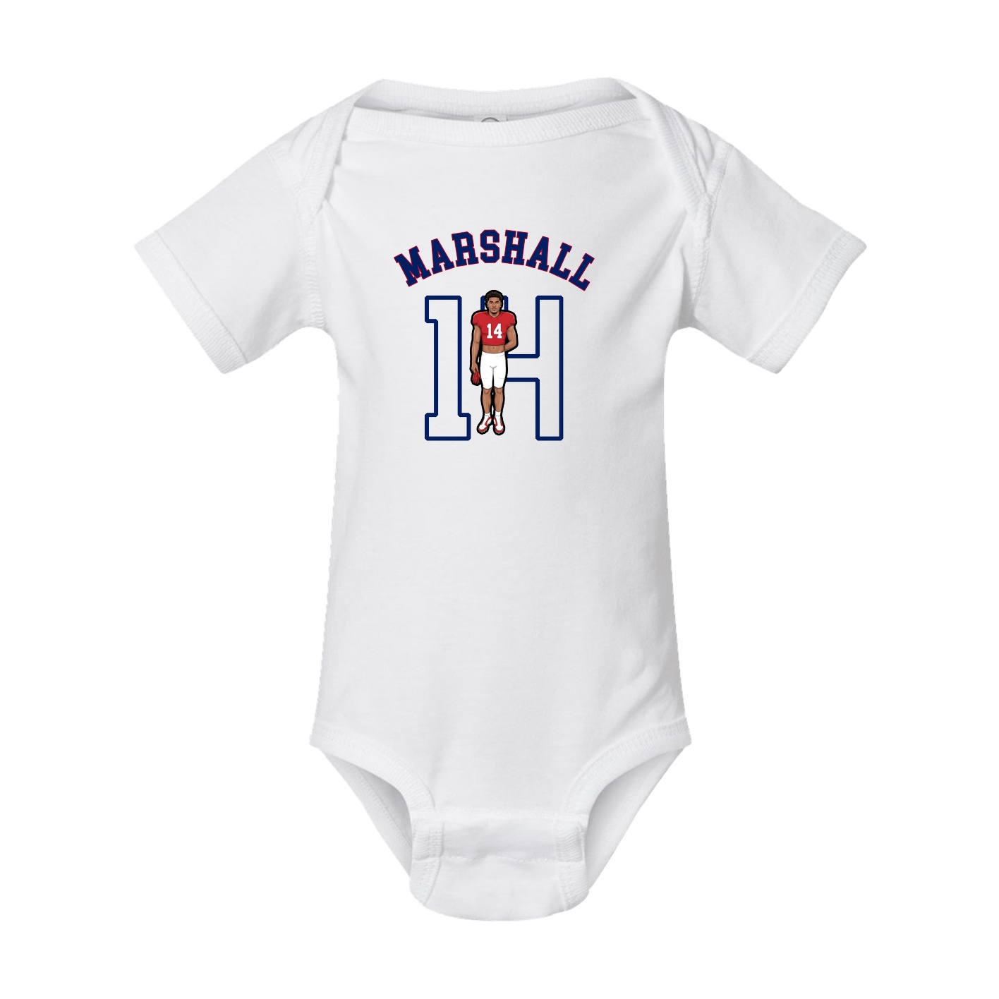 Baby Onesie — Shirsey Arch in White