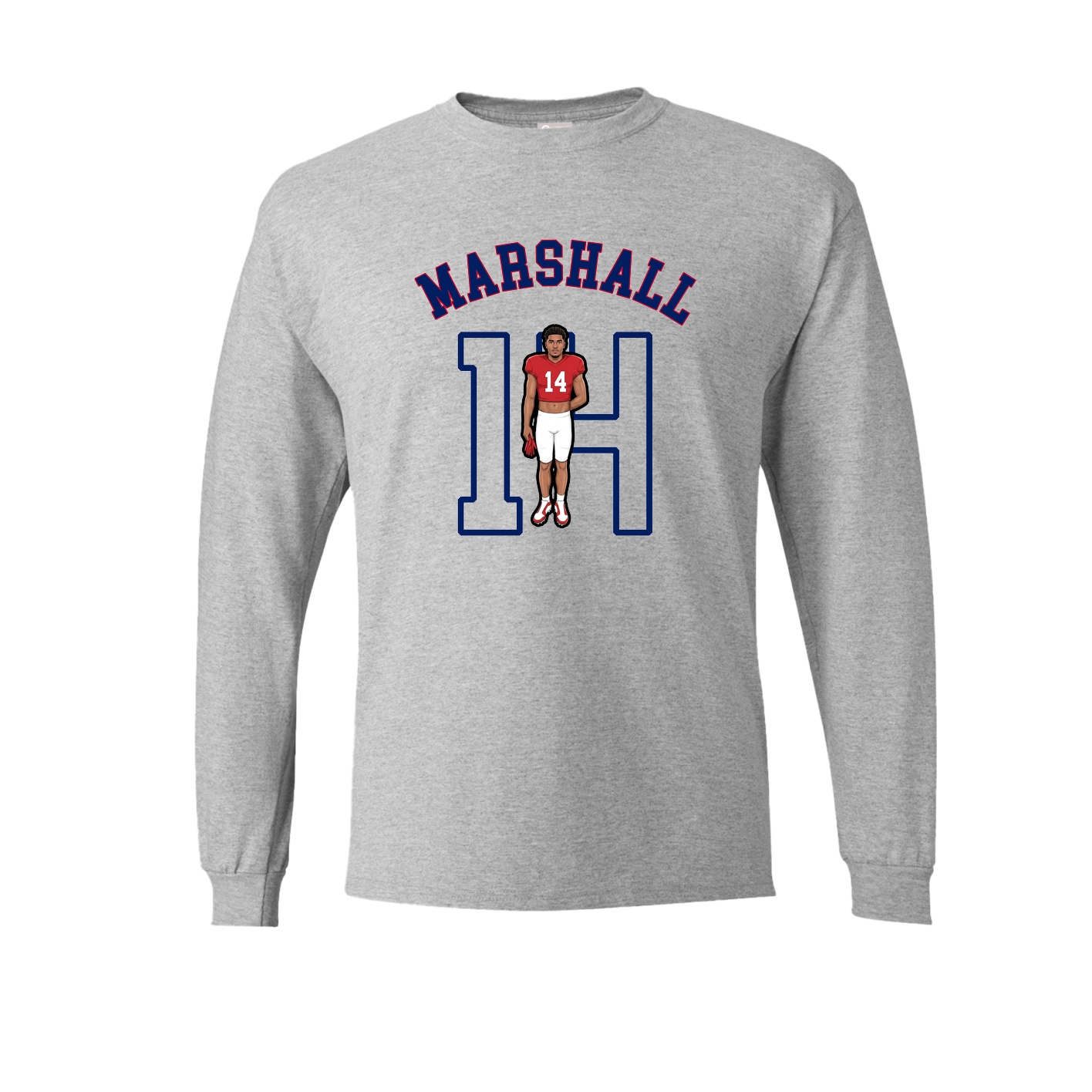 Long Sleeve Tee — Shirsey Arch in Grey