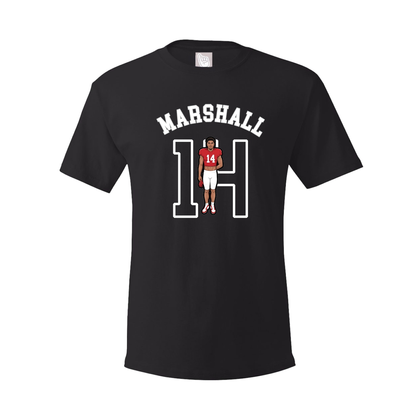 Youth Tee — Shirsey Arch in Black