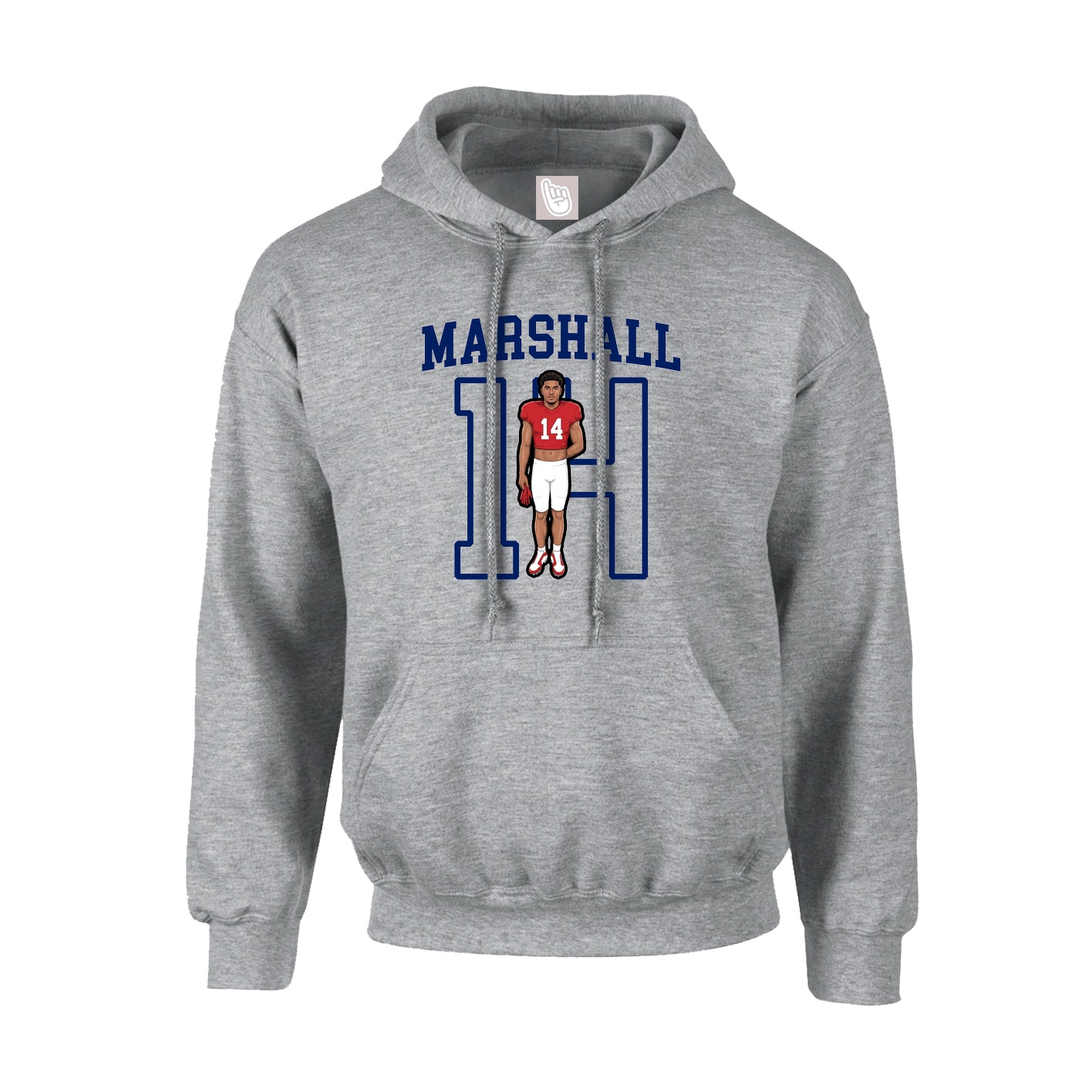 Hoodie — Shirsey in Grey