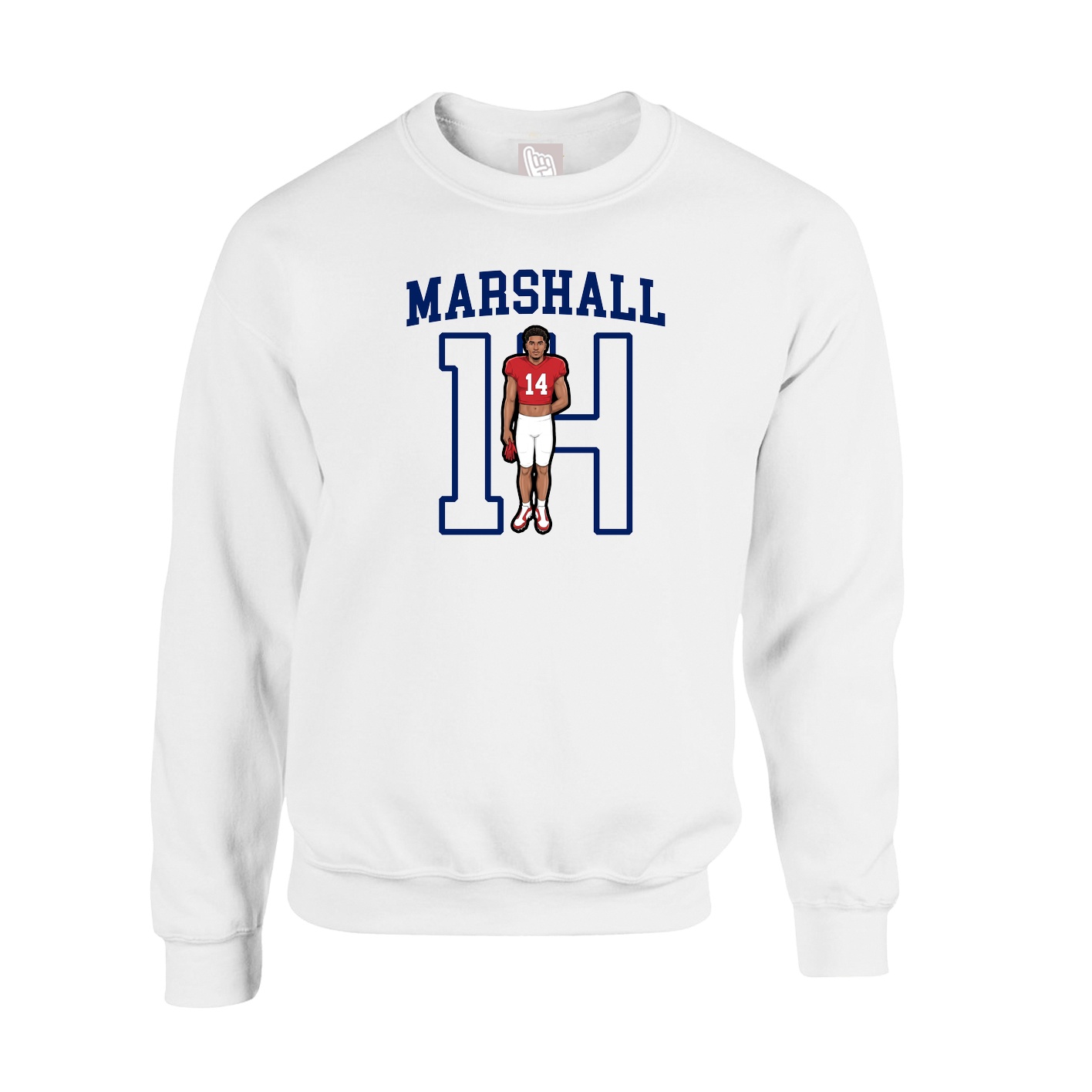 Fleece Crew — Shirsey in White