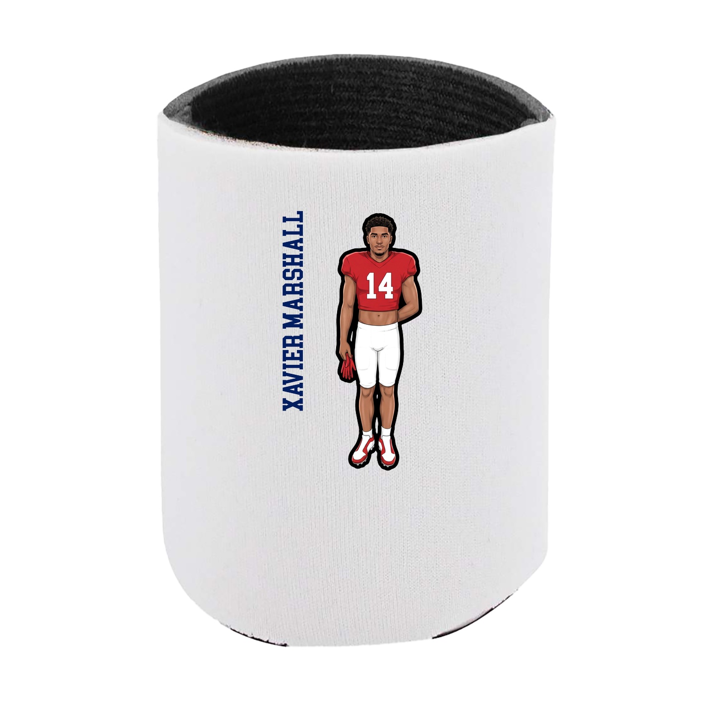 Can Holder — Name Vertical in White