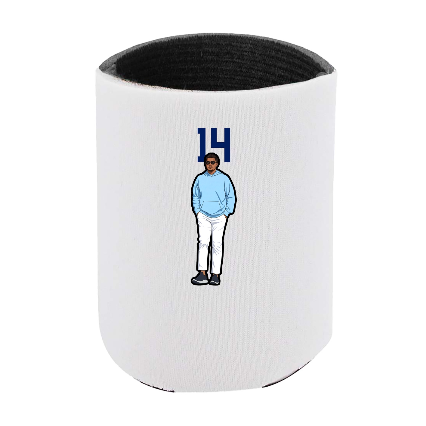 Can Holder — Number Top in White