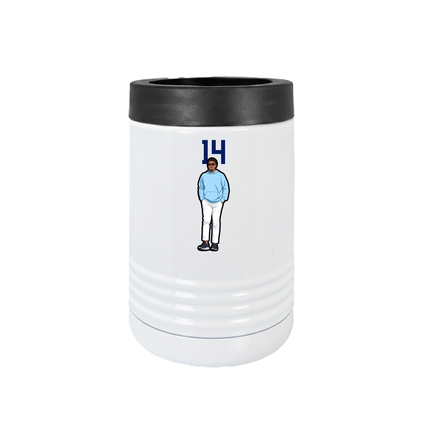 Beverage Holder — Number Top in White
