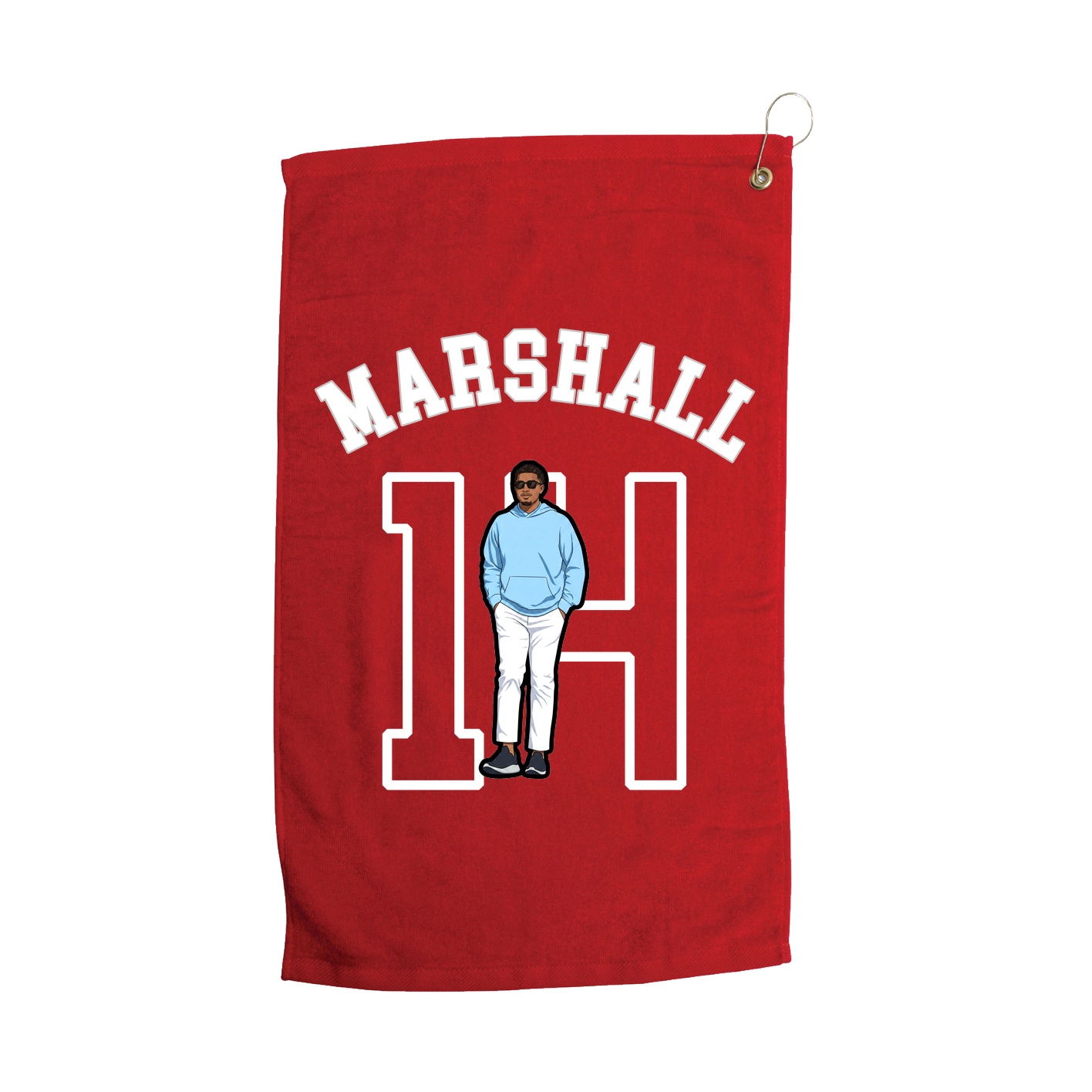 Golf Towel — Shirsey Arch in Red
