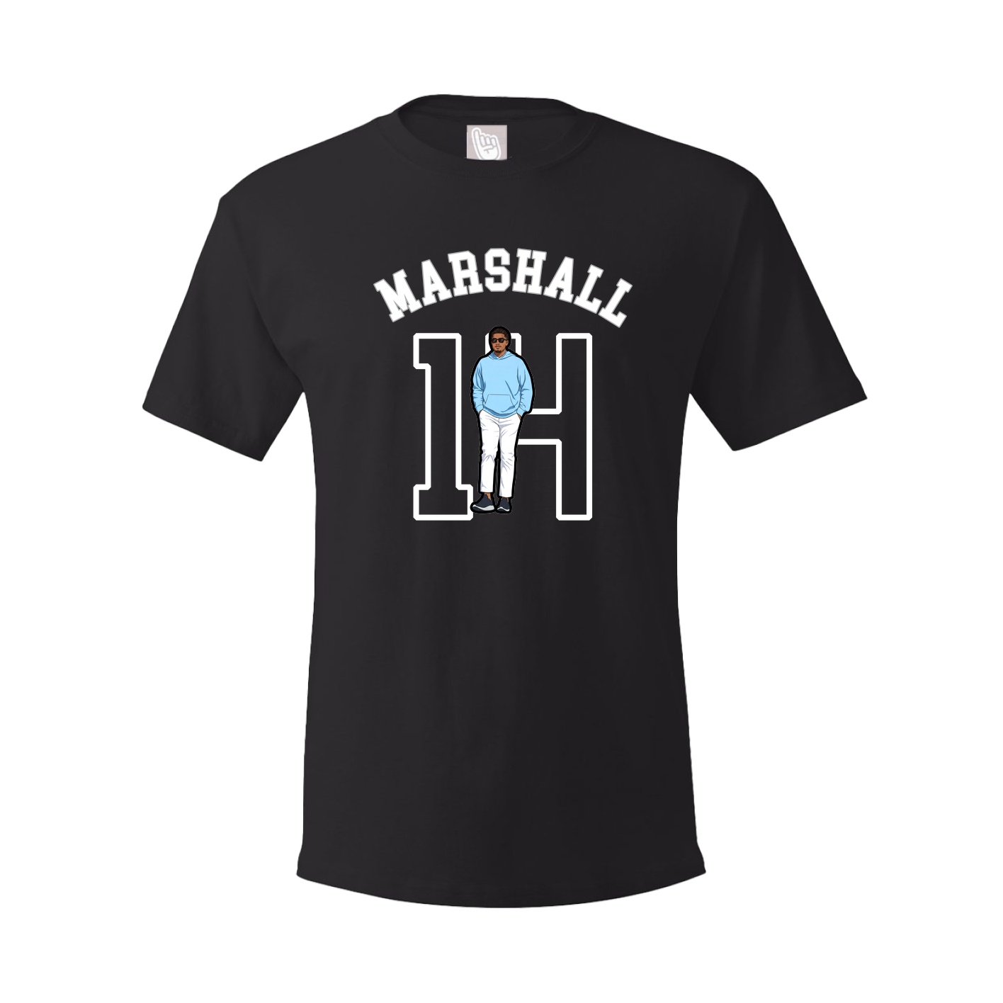 Youth Tee — Shirsey Arch in Black