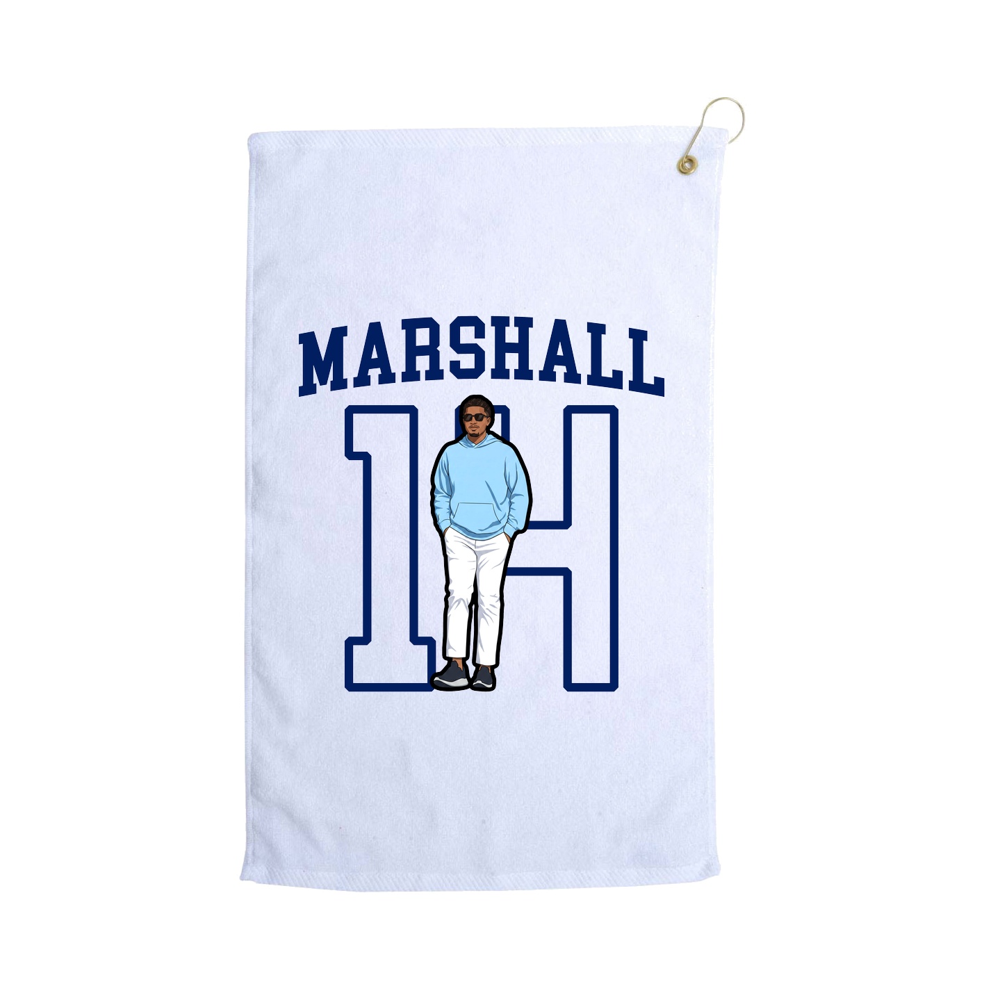 Golf Towel — Shirsey in White