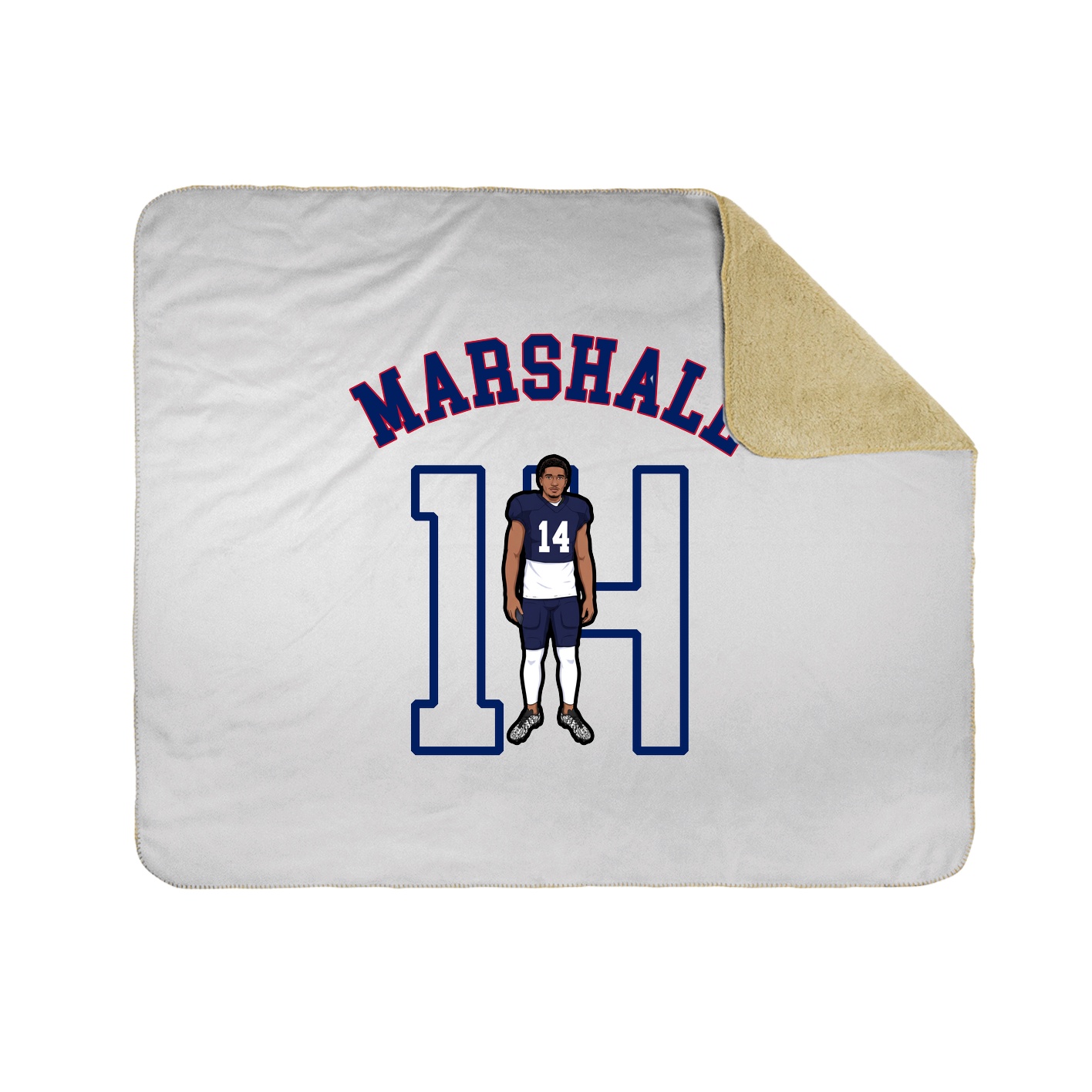 Throw Blanket — Shirsey Arch in White