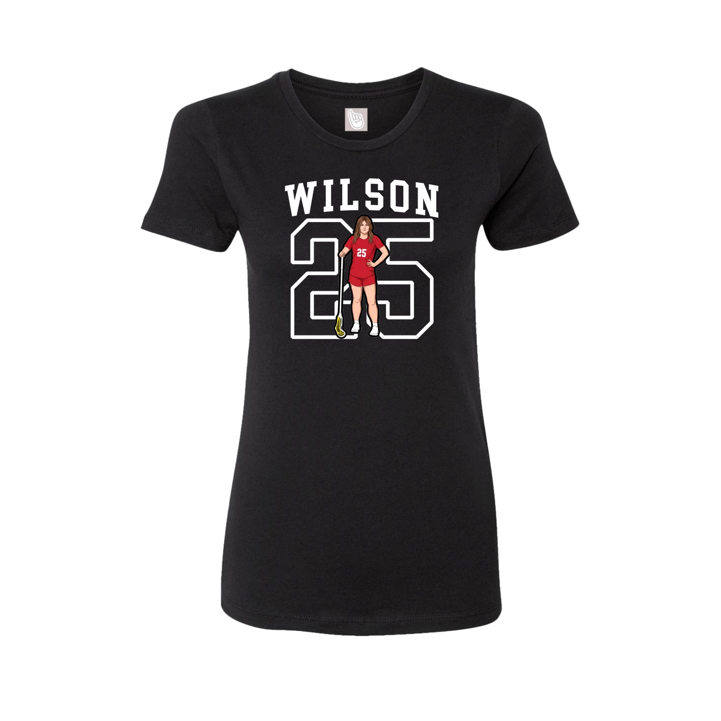 Fitted Women's Tee — Shirsey in Black