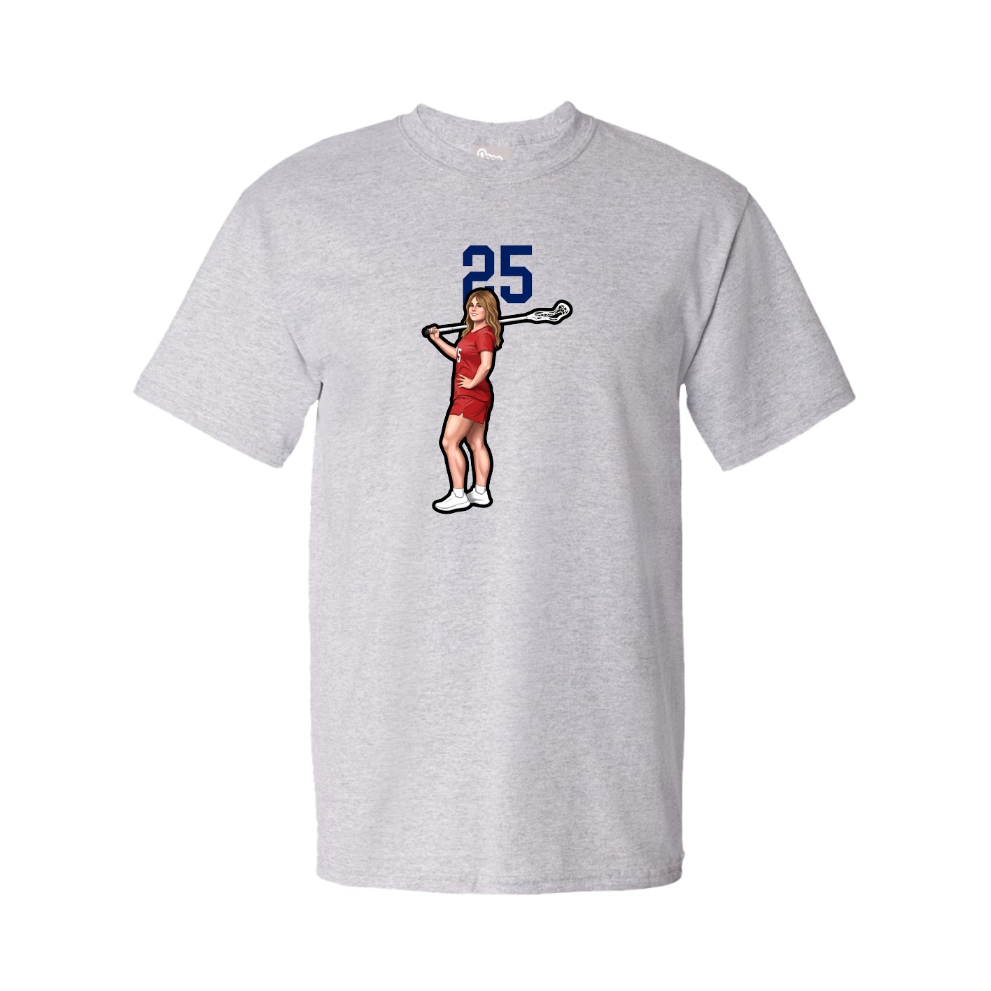 Tee — Number Top in Grey
