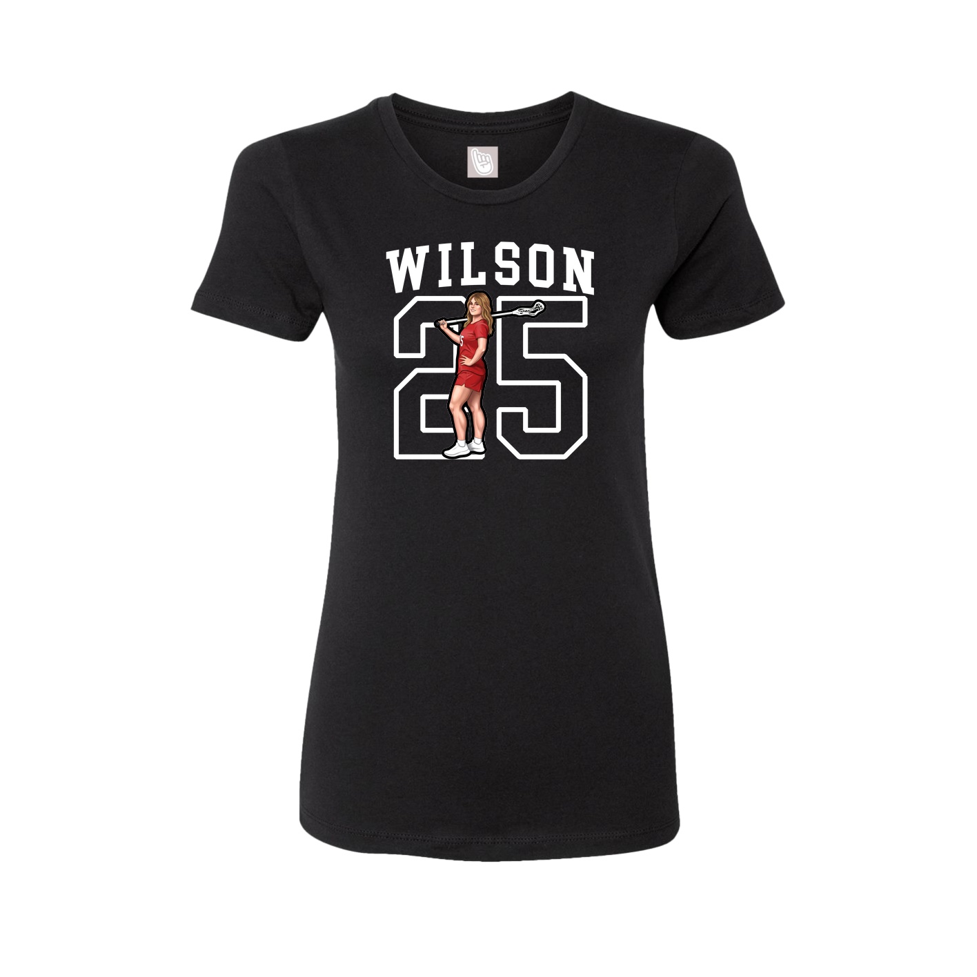 Fitted Women's Tee — Shirsey in Black