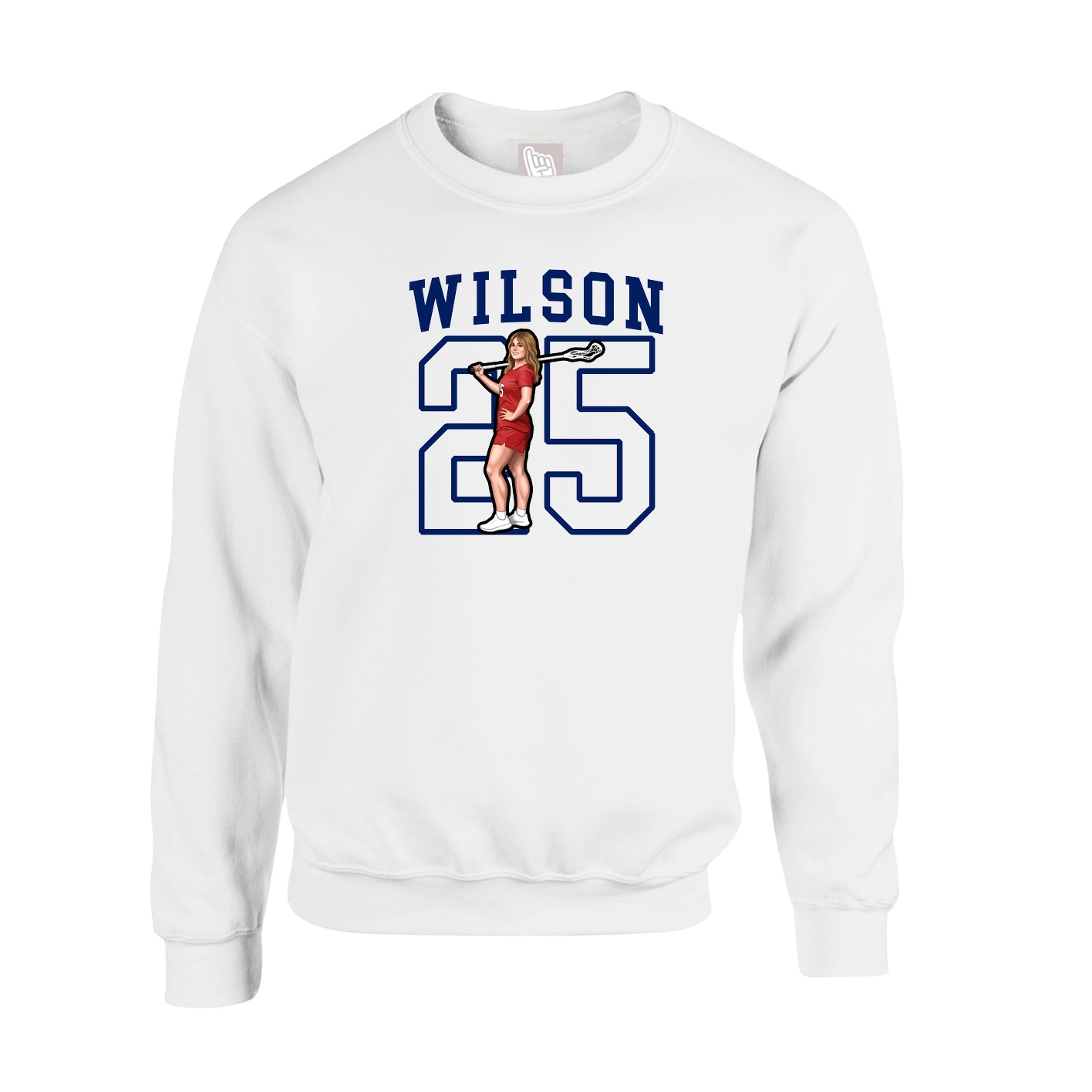 Fleece Crew — Shirsey in White