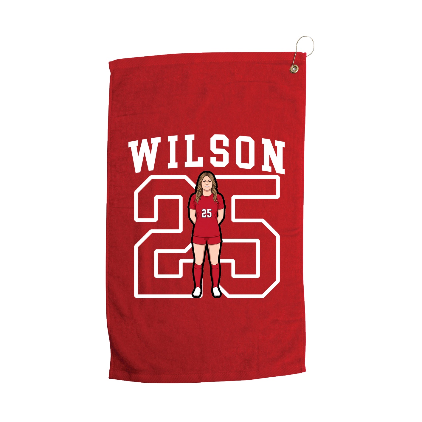 Golf Towel — Shirsey in Red