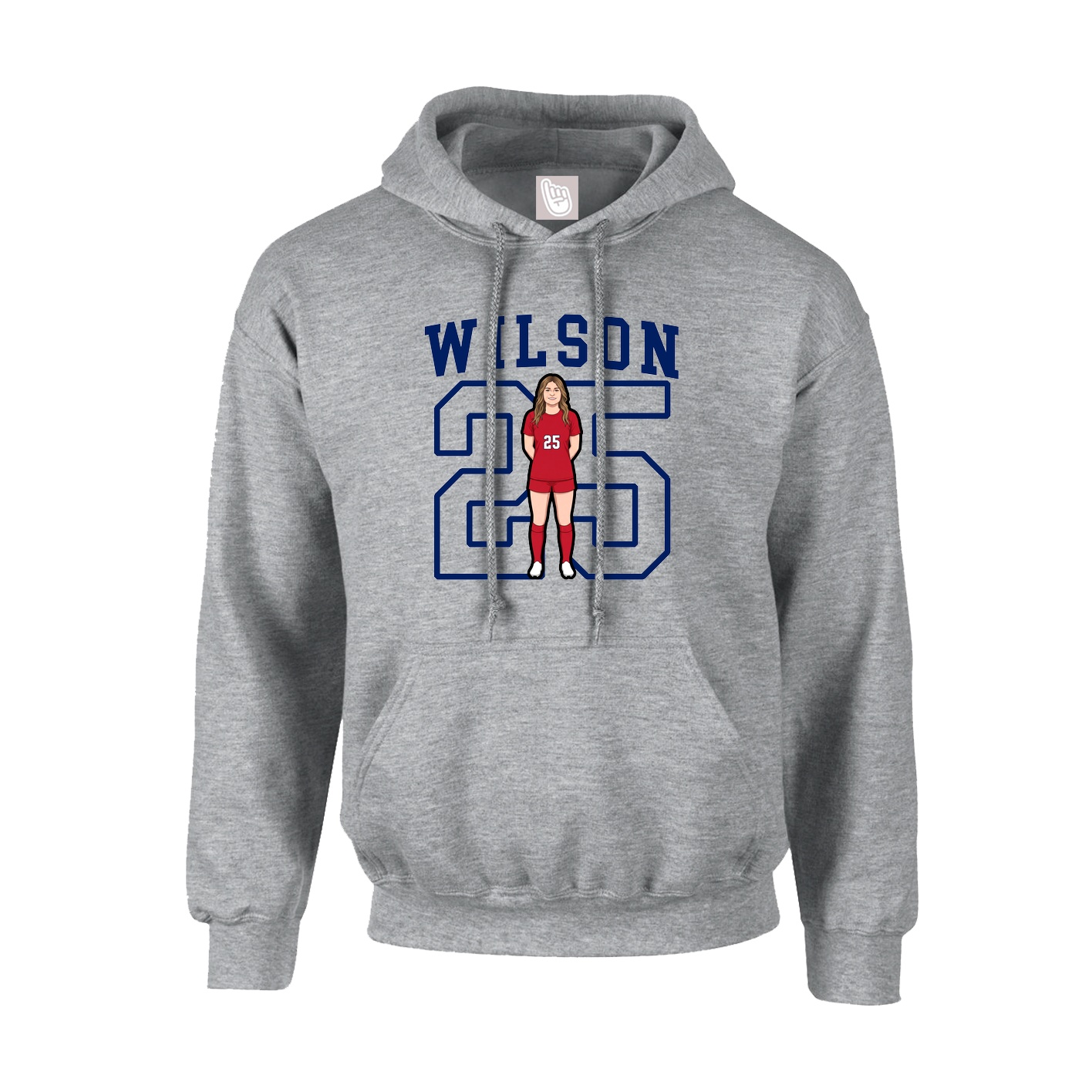 Youth Hoodie — Shirsey in Grey
