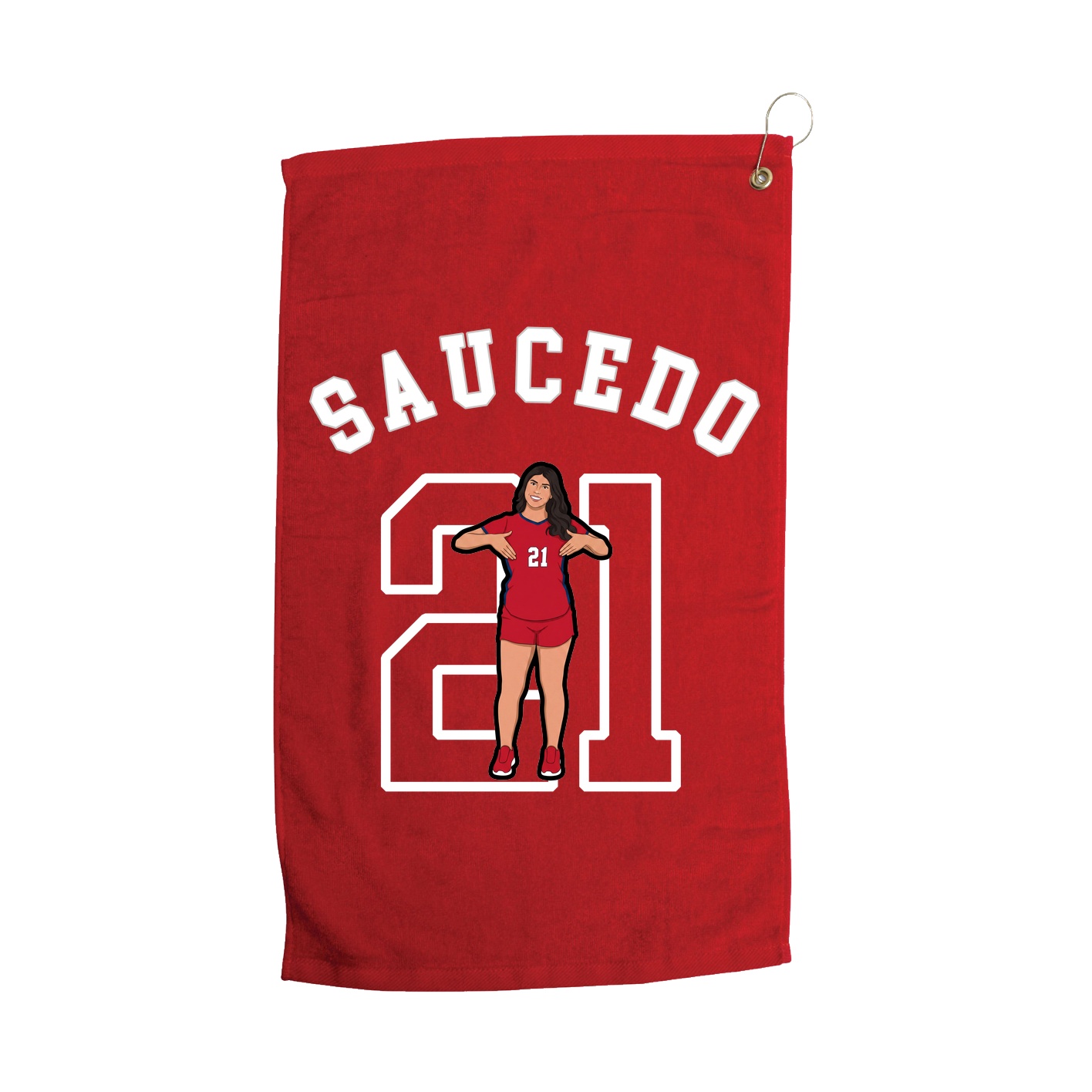 Golf Towel — Shirsey Arch in Red