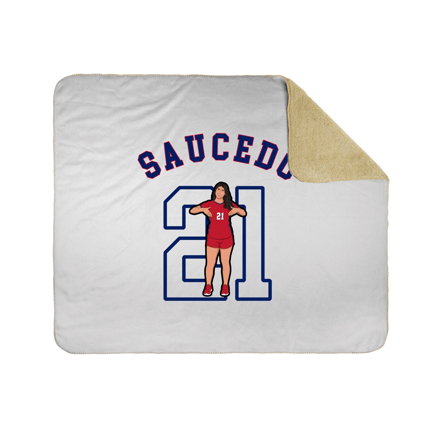 Throw Blanket — Shirsey Arch in White