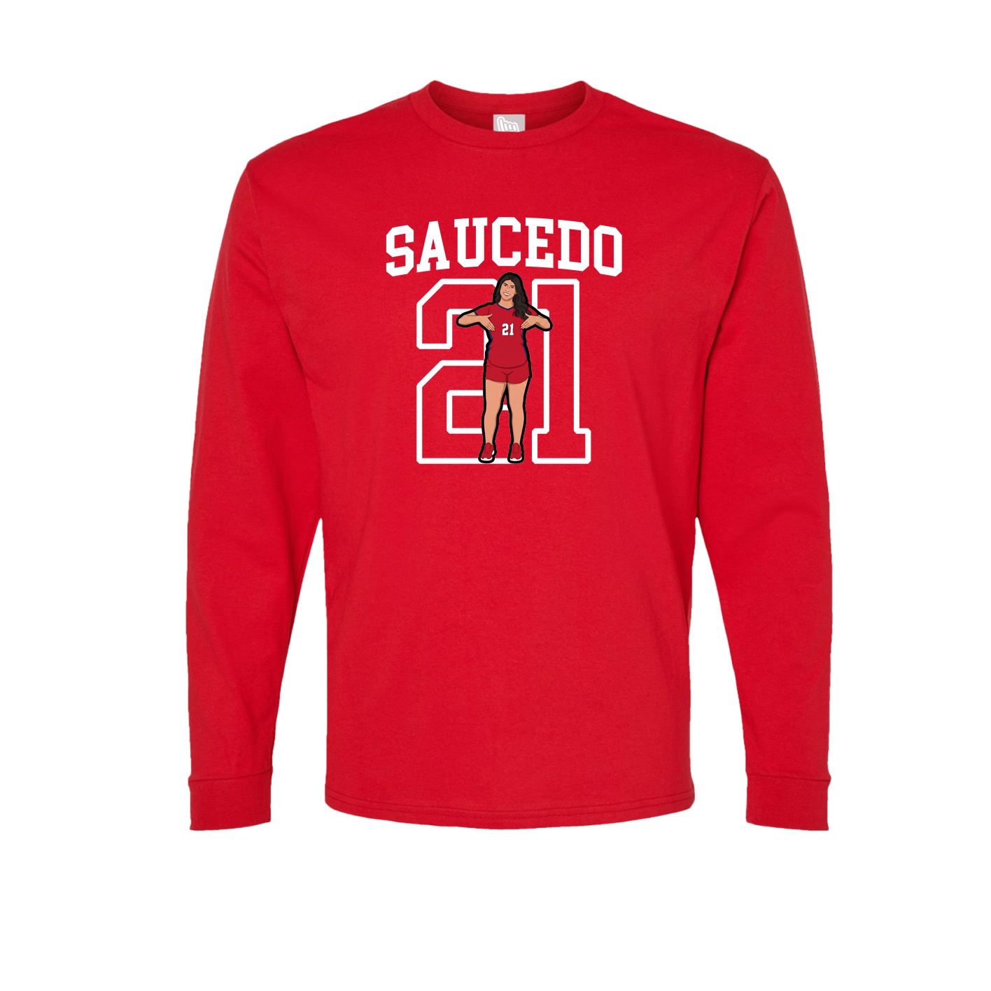 Long Sleeve Tee — Shirsey in Red