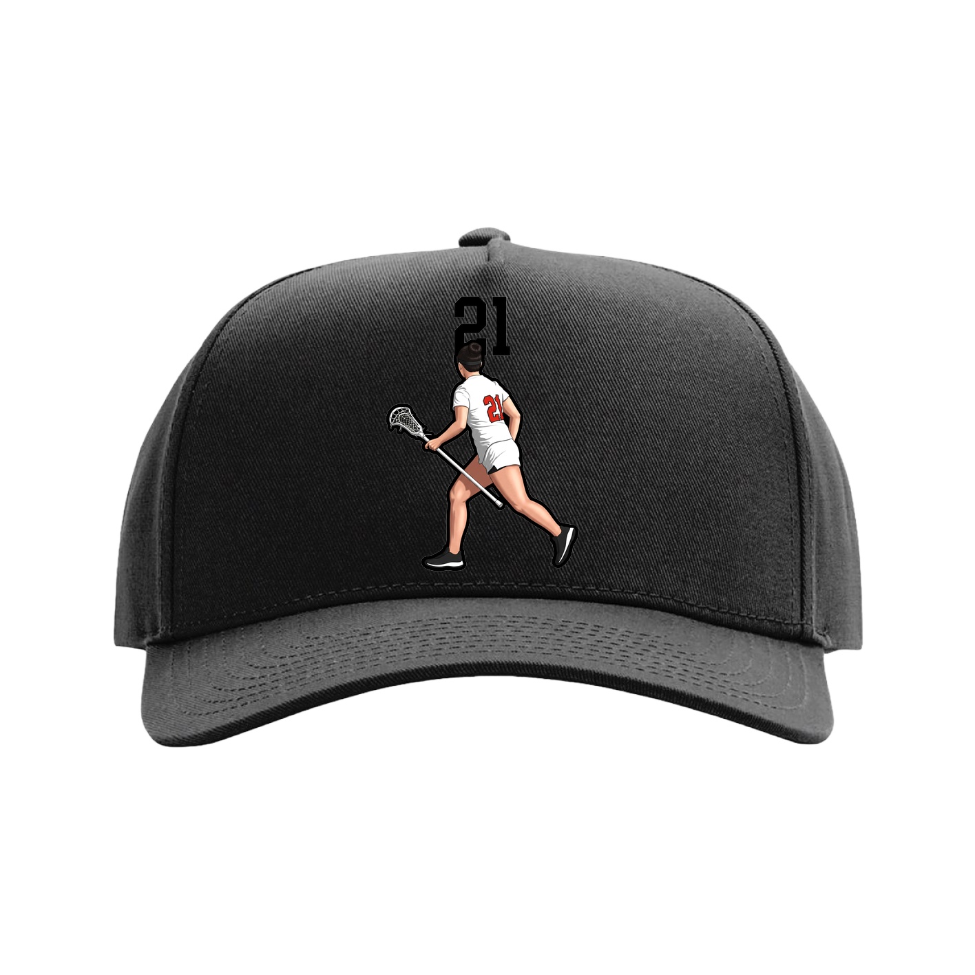 Full Fabric Five-Panel Champ Cap