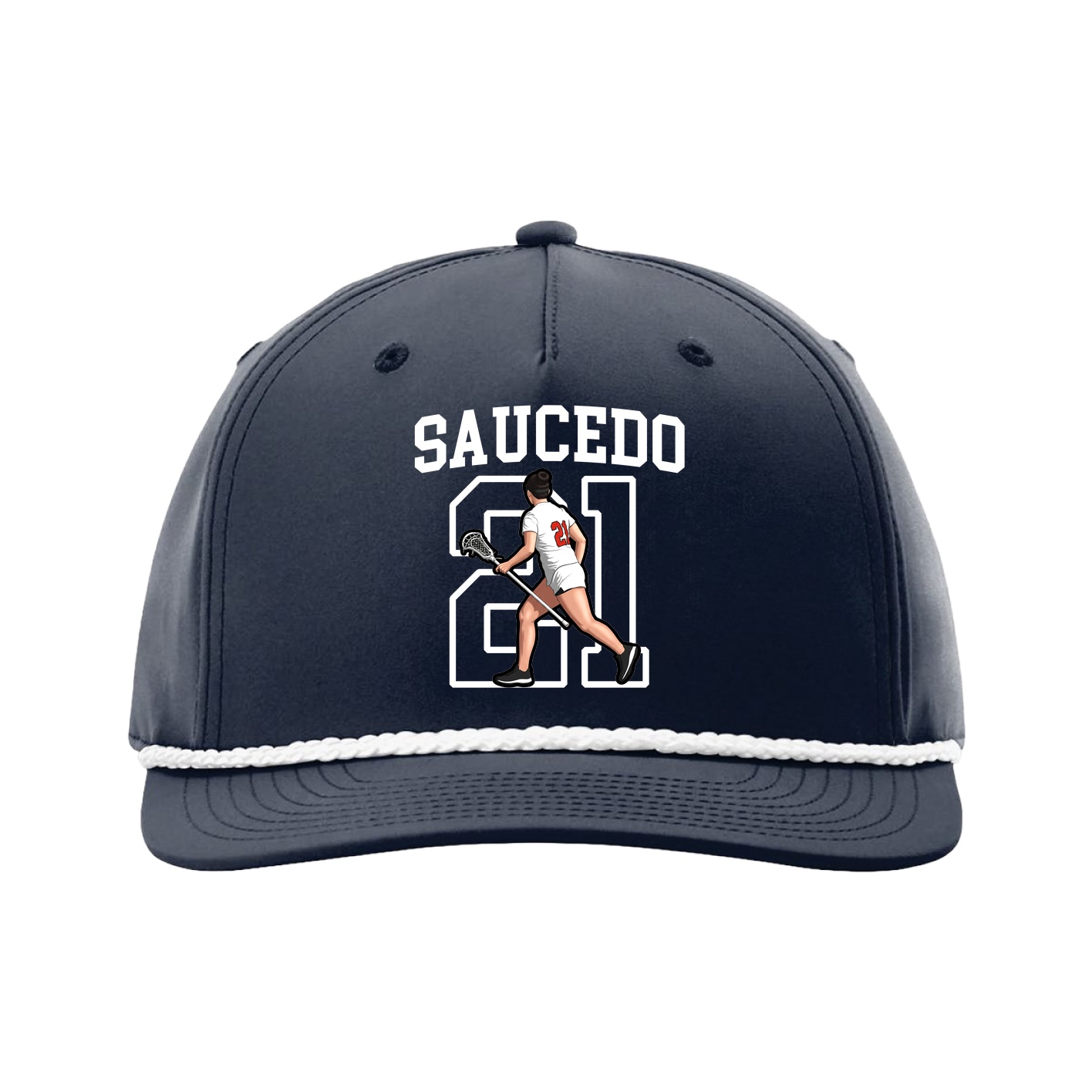 Five-Panel Classic Rope Cap — Shirsey in Navy