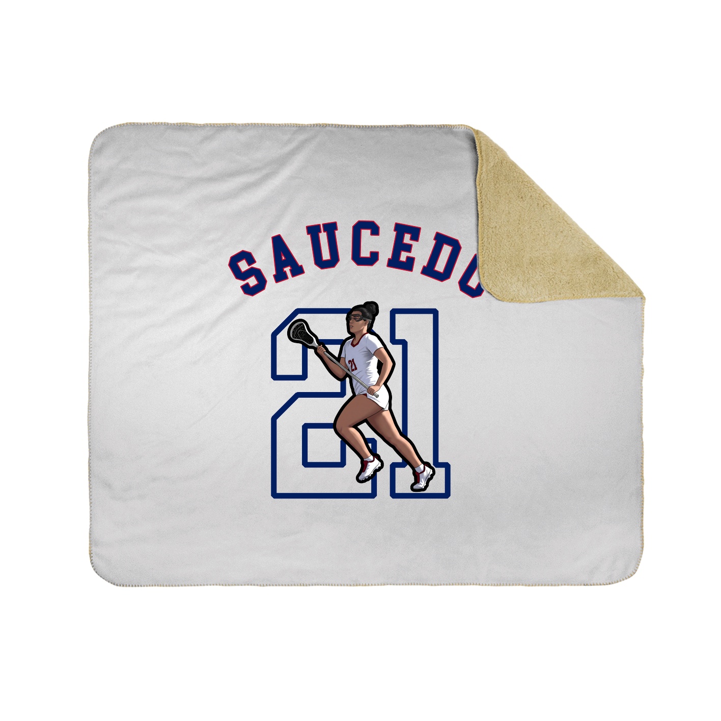Throw Blanket — Shirsey Arch in White