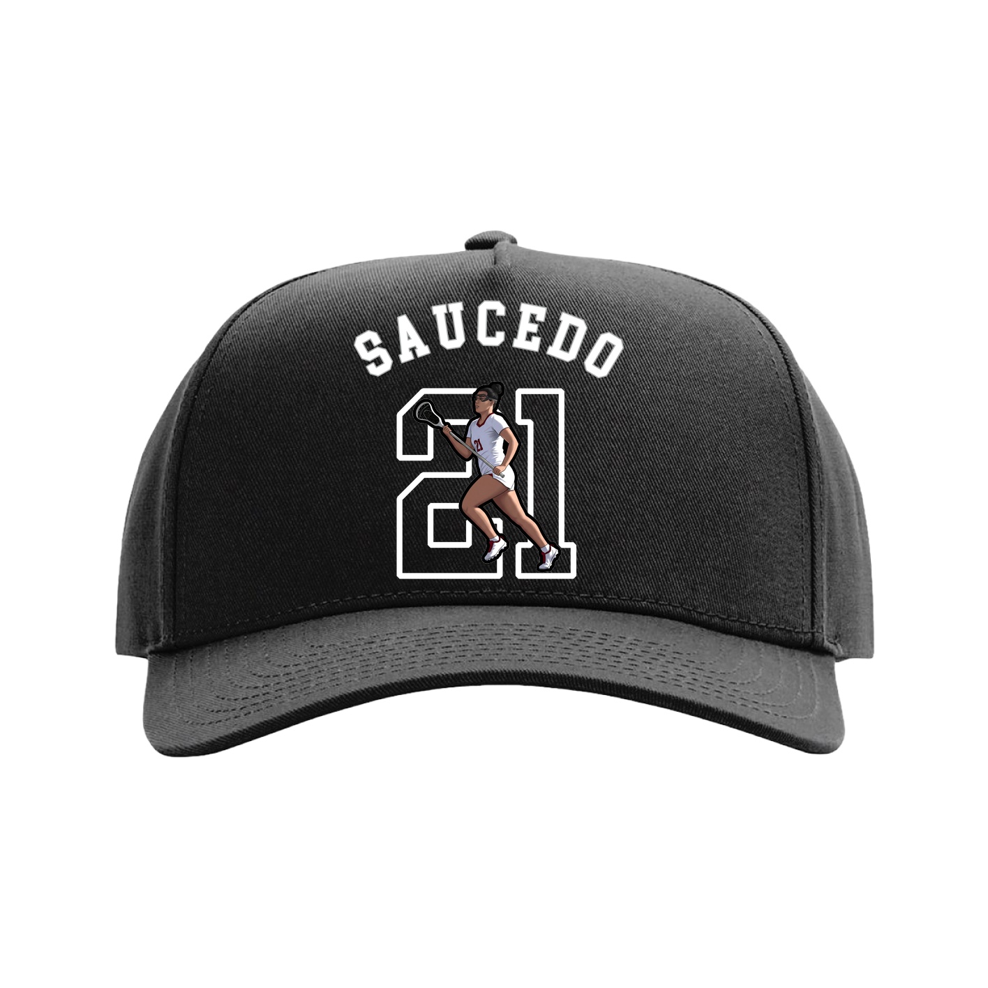 Full Fabric Five-Panel Champ Cap