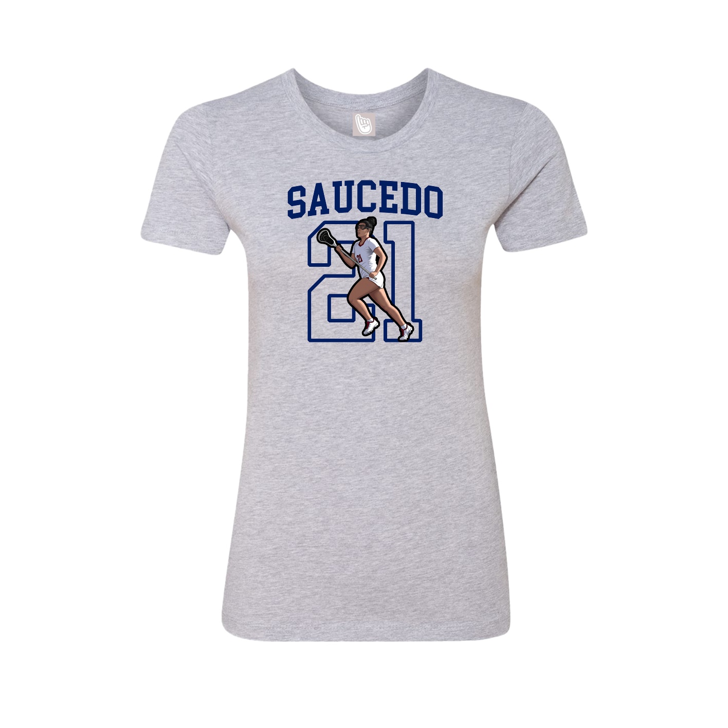 Fitted Women's Tee — Shirsey in Grey