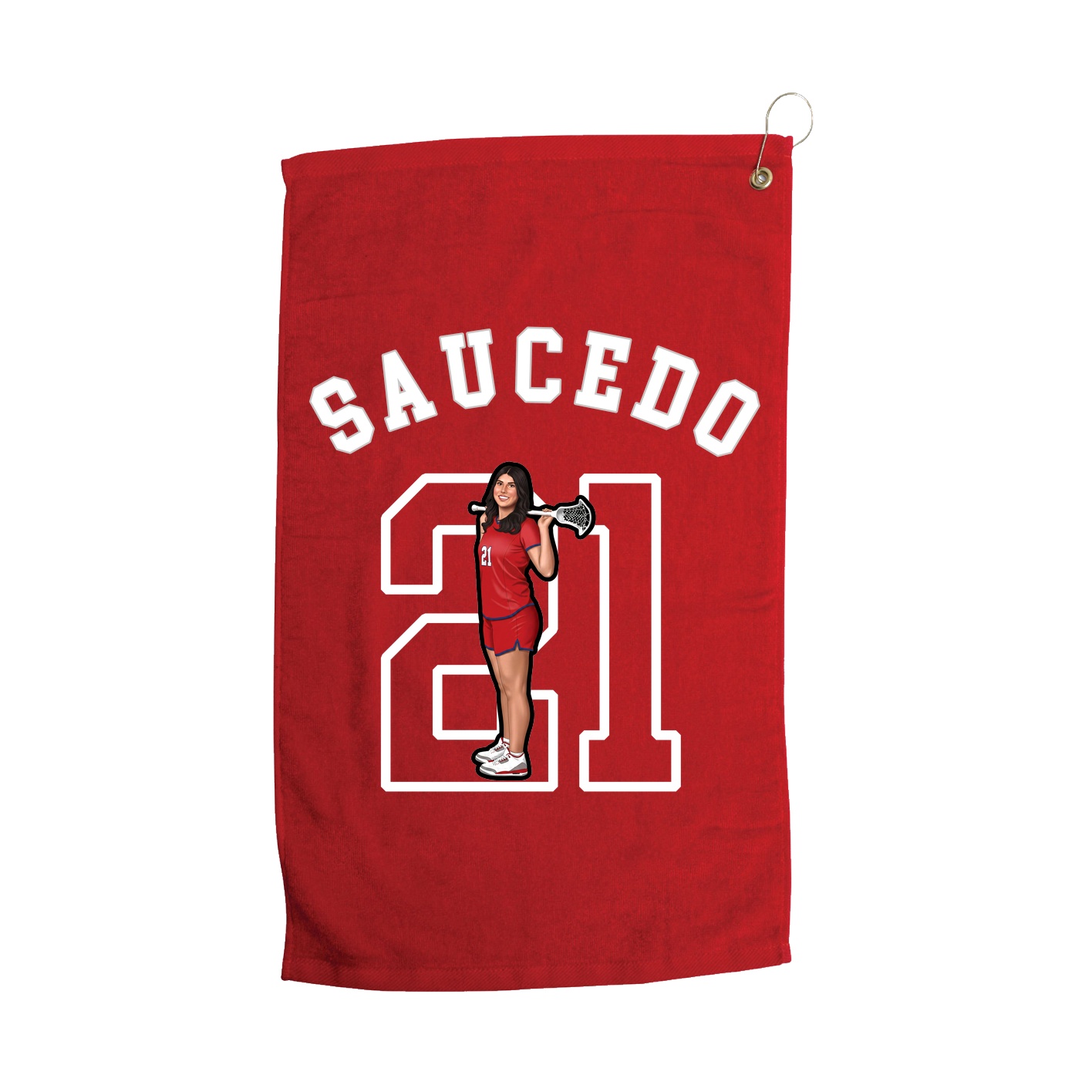 Golf Towel — Shirsey Arch in Red
