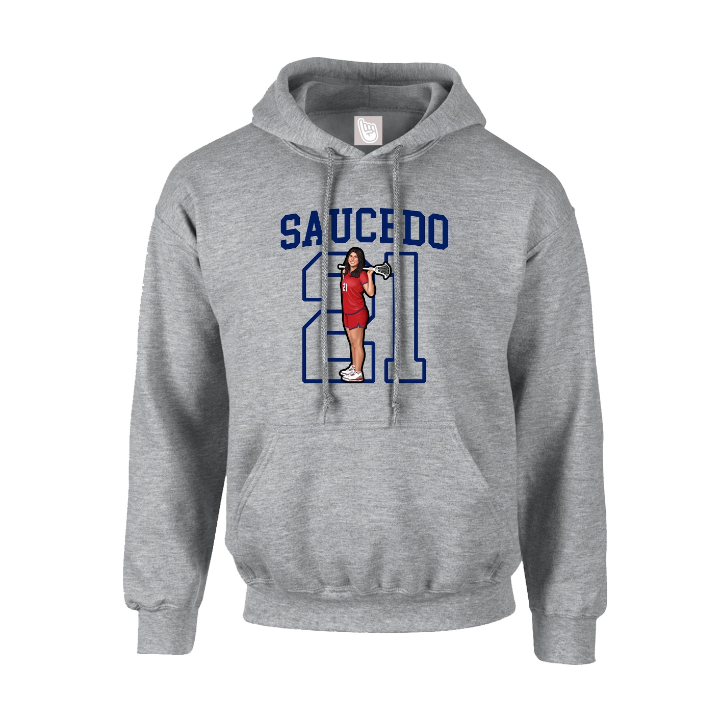 Hoodie — Shirsey in Grey