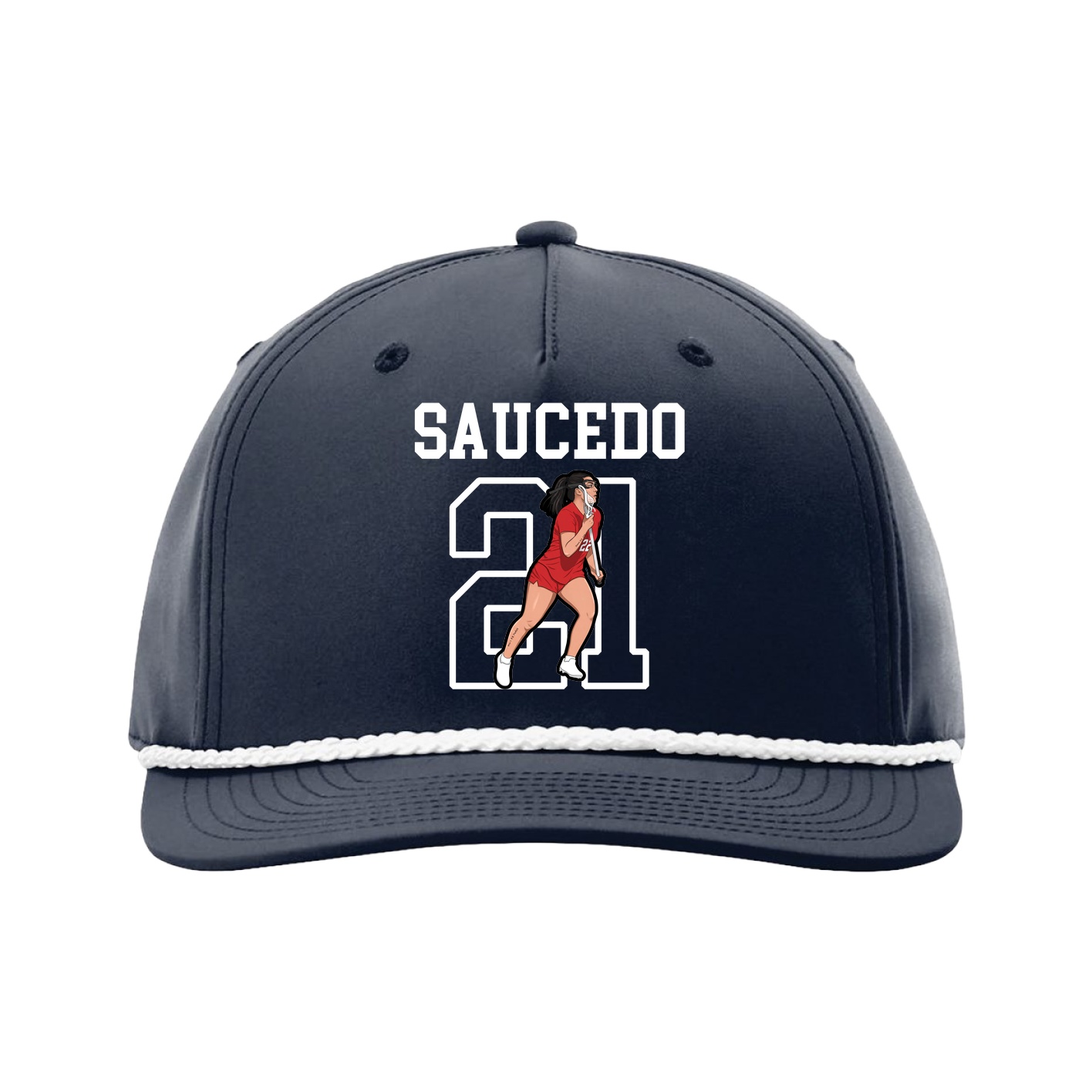 Five-Panel Classic Rope Cap — Shirsey in Navy