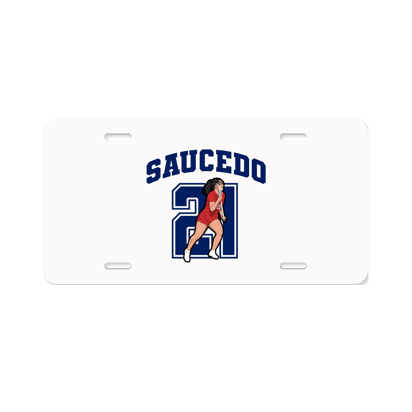 License Plate — Number in Classic