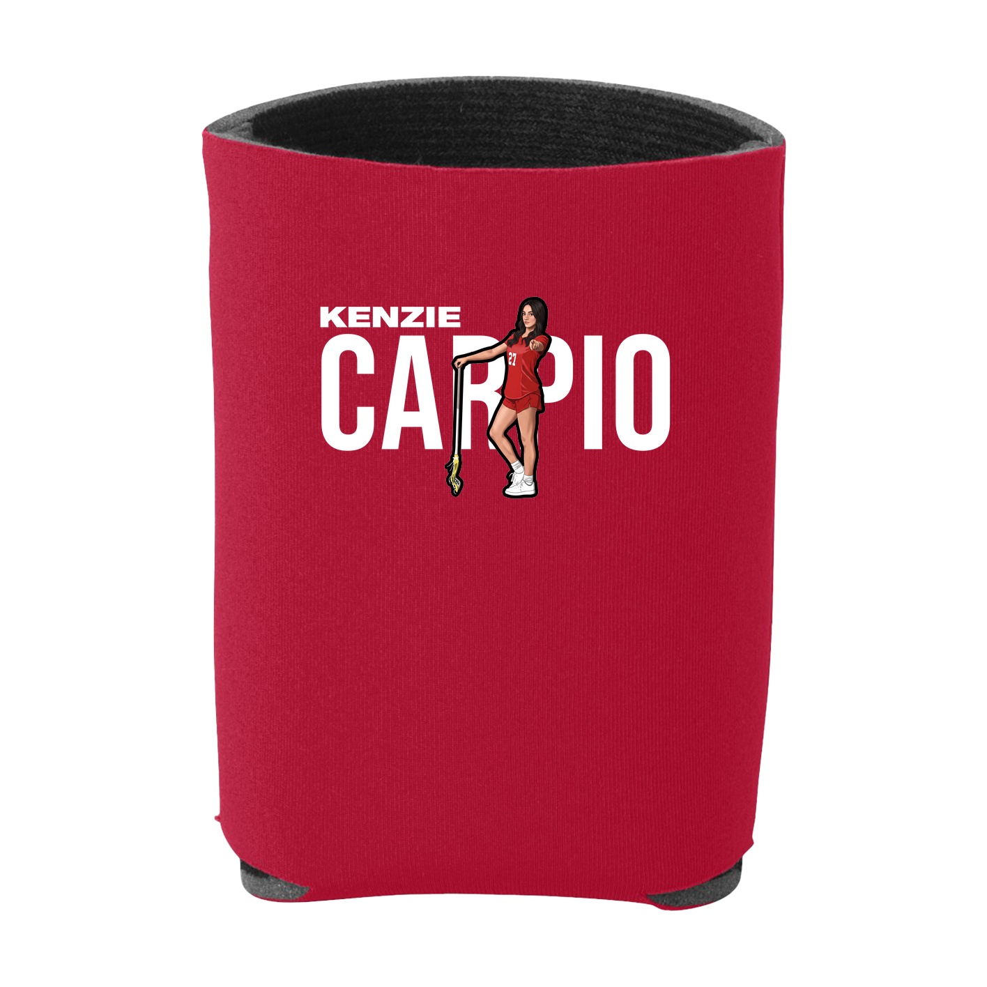 Can Holder — Player Name in Red