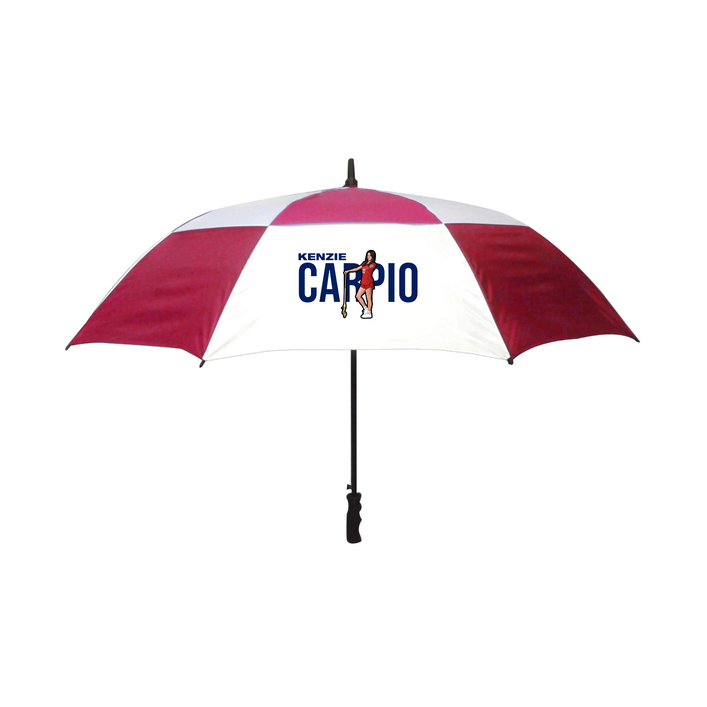Golf Umbrella — Player Name in Red